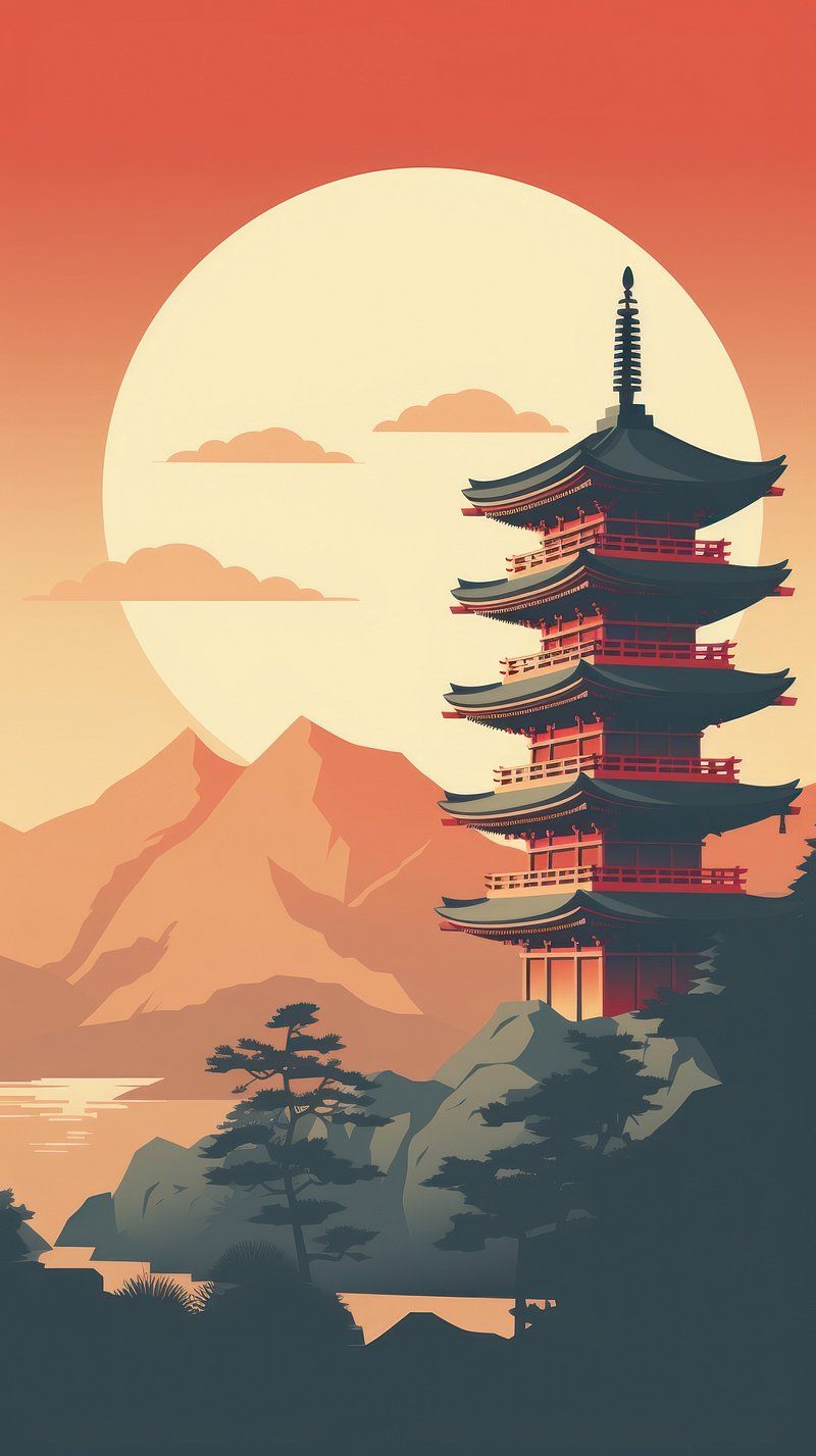 800x1427 Minimalist iPhone Wallpaper Japan Image Wallpaper