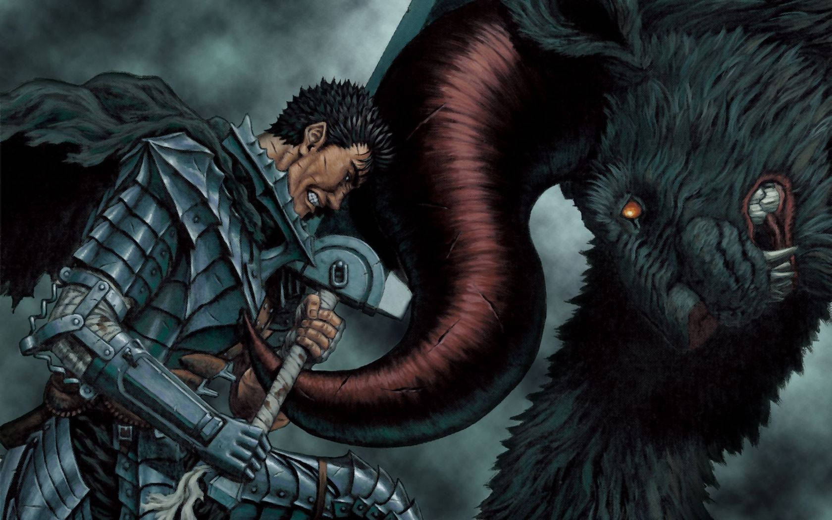 1680x1050 Download Berserk Guts Vs Nosferatu Zodd Wallpaper