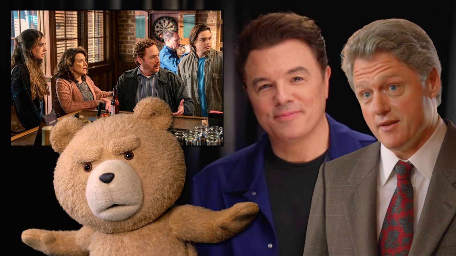 1600x900 Ted Season 2's AI Bill Clinton Explained: Seth MacFarlane & Cast Interview