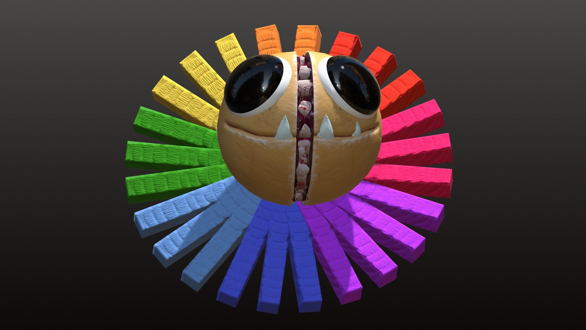 1920x1080 3D Model Yarnaby Head Poppy Playtime 4 VR / AR / Low Poly