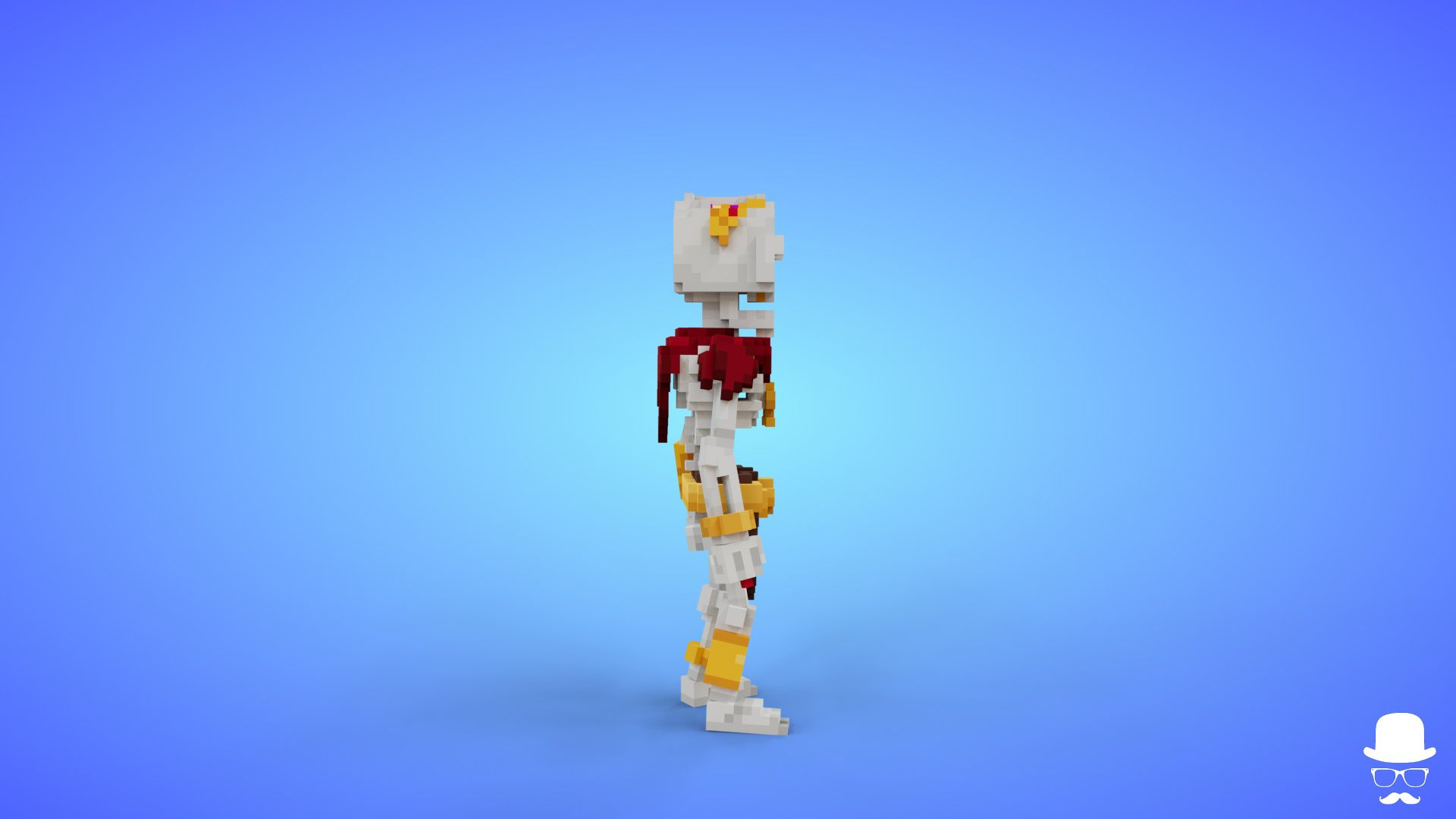 1920x1080 Voxel Skeleton Warrior 5 Fantasy Character Game Asset 70% OFF