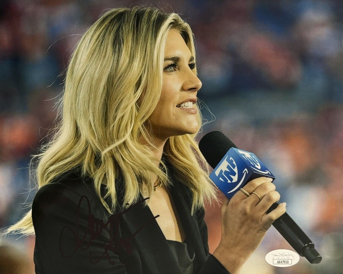 1200x957 Charissa Thompson Signed Autographed Thursday Night Football 8x10 Photo JSA COA