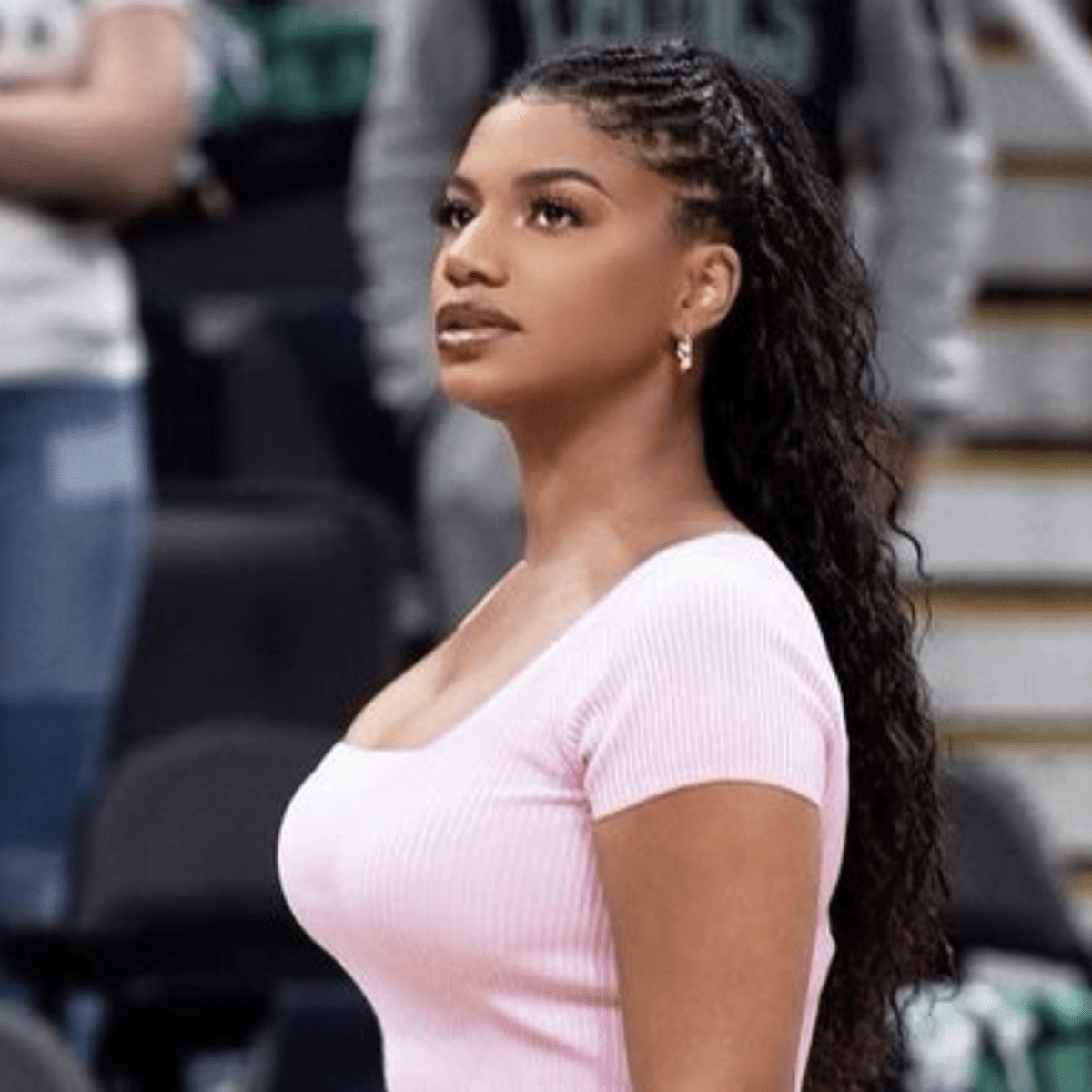 1200x1200 Taylor Rooks Turns Heads With Her NBA All Star Weekend Outfit