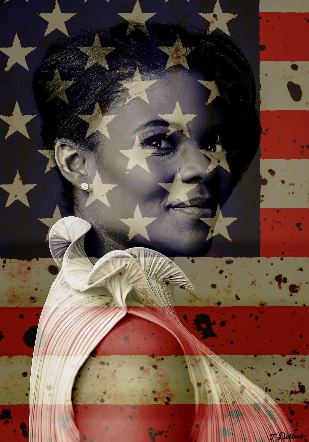 1050x1500 Candace Owens by Thomas Dellert (2022) : Photography Digital on Paper