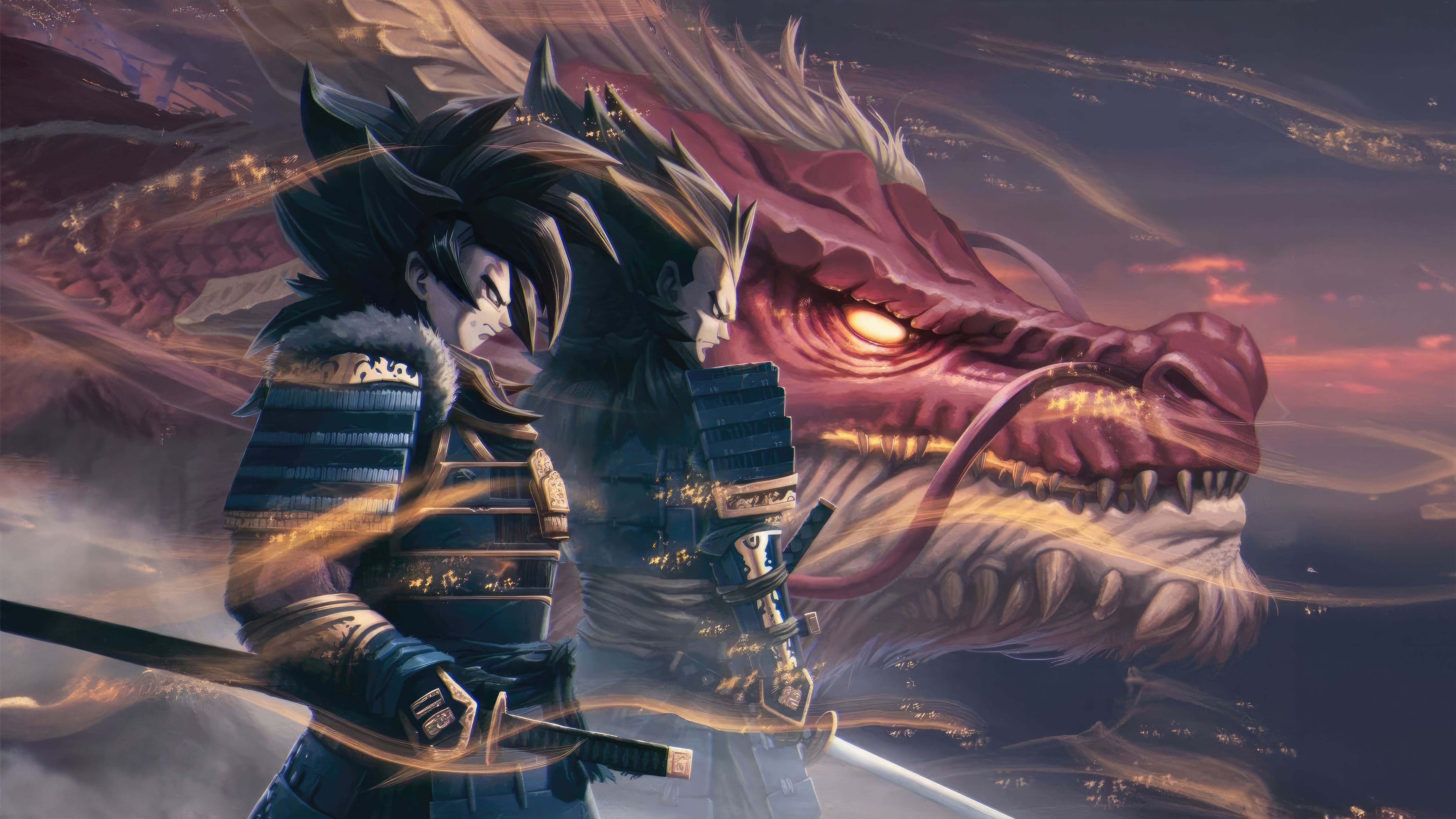 5120x2880 Samurai Dragon Ball Wallpaper, HD Anime Wallpaper, 4k Wallpaper, Image, Background, Photos and Picture