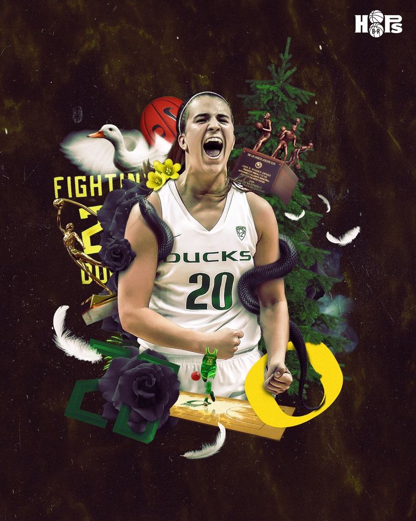 819x1024 Sabrina Ionescu Becomes The First Player In NCAA D 1 History To Record 2K Points, 1K Rebounds And 1K Assists. Mamba Mentality