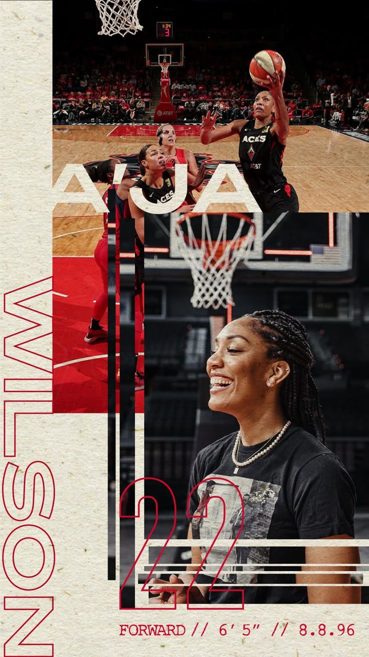 736x1308 A'ja Wilson Lifestyle Wallpaper WNBA