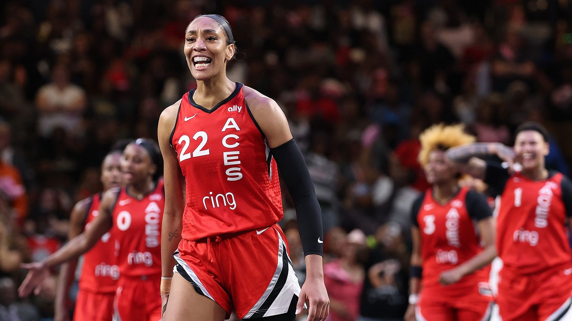 1920x1080 A'ja Wilson's 34 Point Game Dream (8 27 2025)