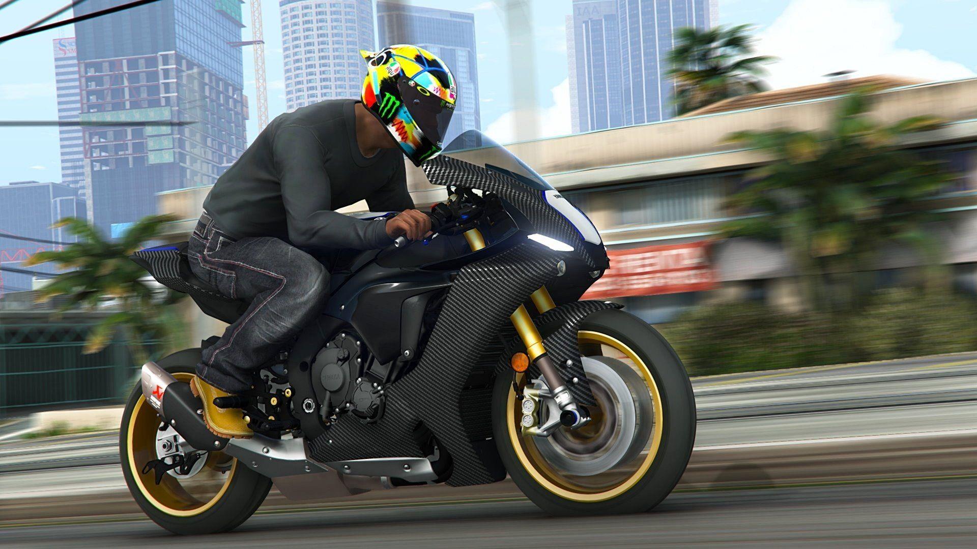 1920x1080 Yamaha YZF R1 R1M Add On. Tuning. Livery. Template