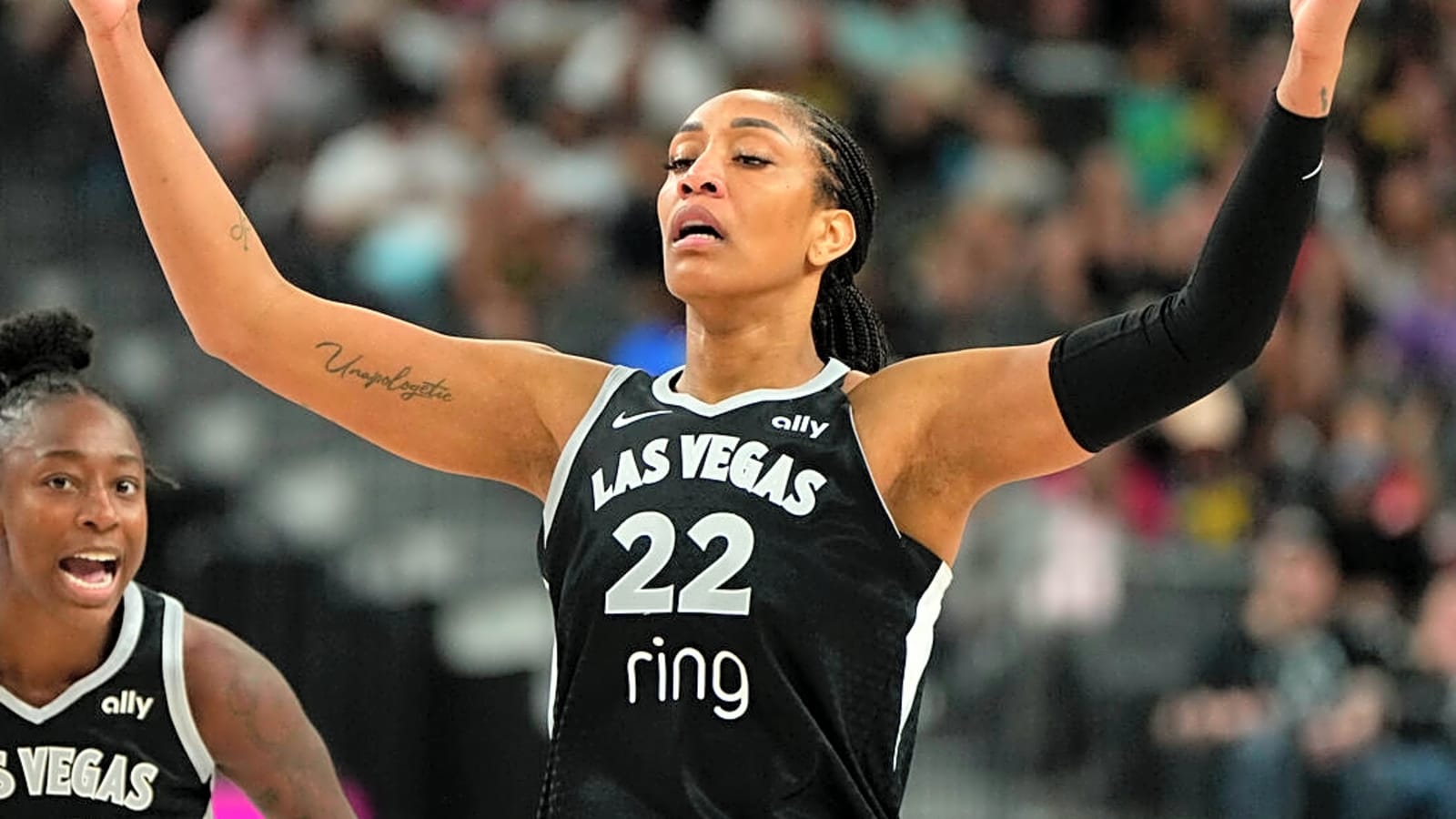 1600x900 Aces' A'ja Wilson sends a message in win over Fever