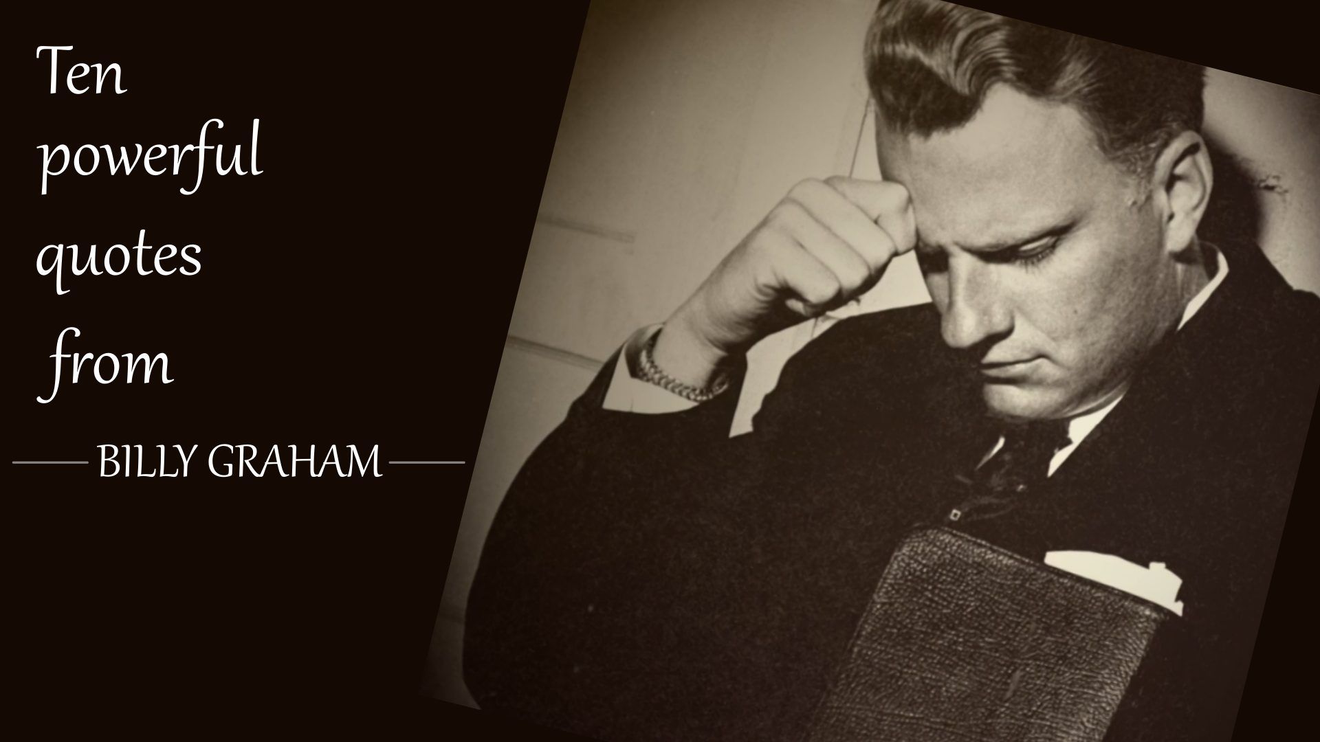 1920x1080 powerful Billy Graham quotes Faith Network