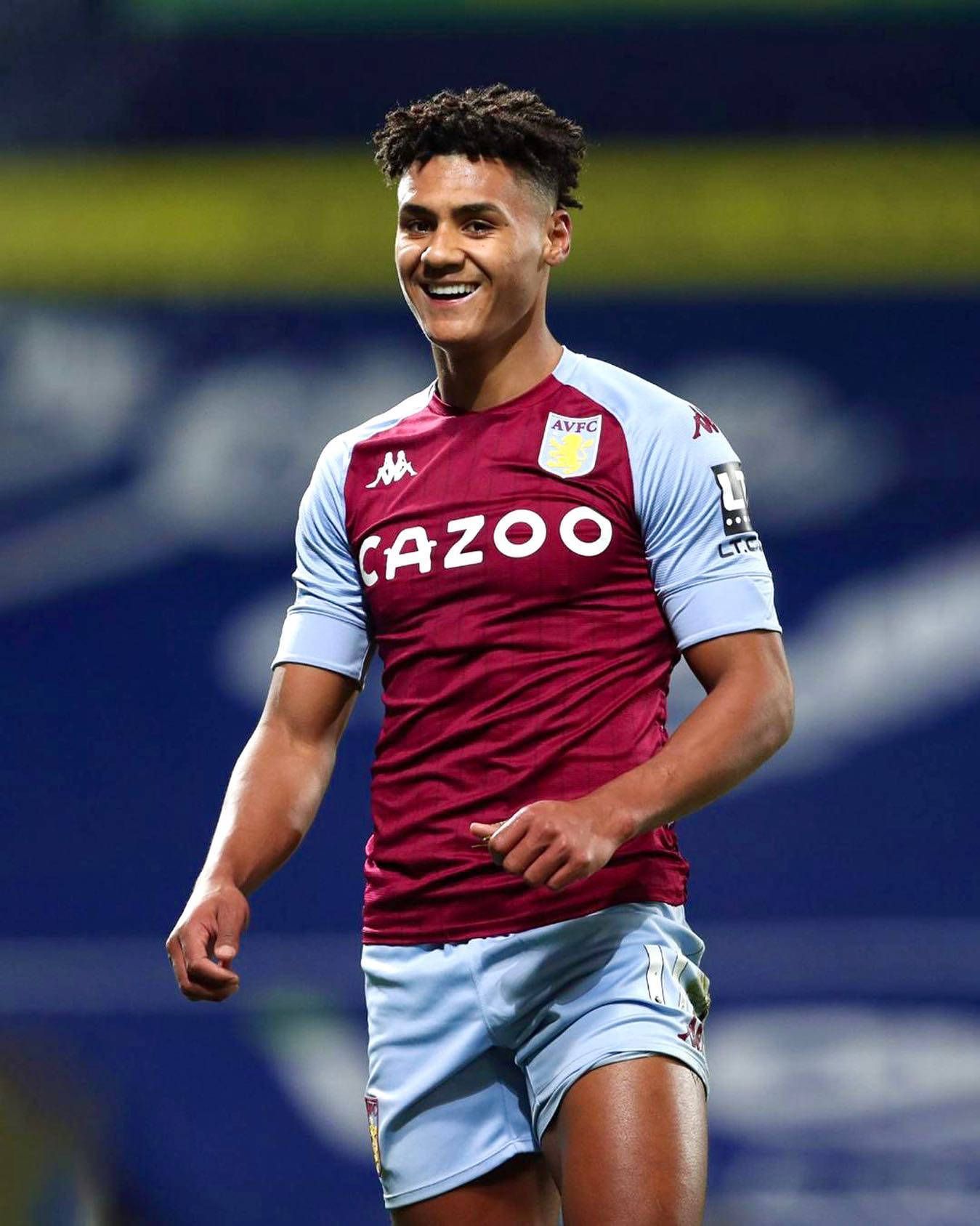 1349x1687 Download Ollie Watkins Smiling During A Game Wallpaper