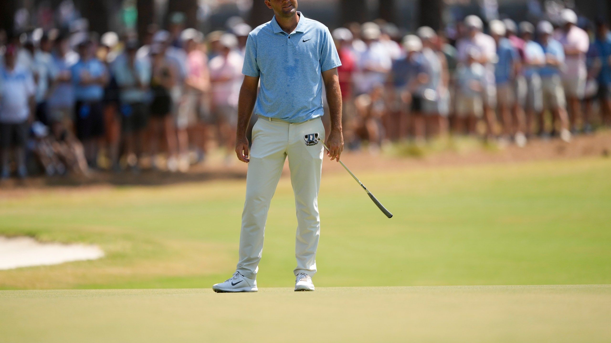 2560x1440 World No. 1 Scottie Scheffler finishes disappointing US Open with all four rounds over par