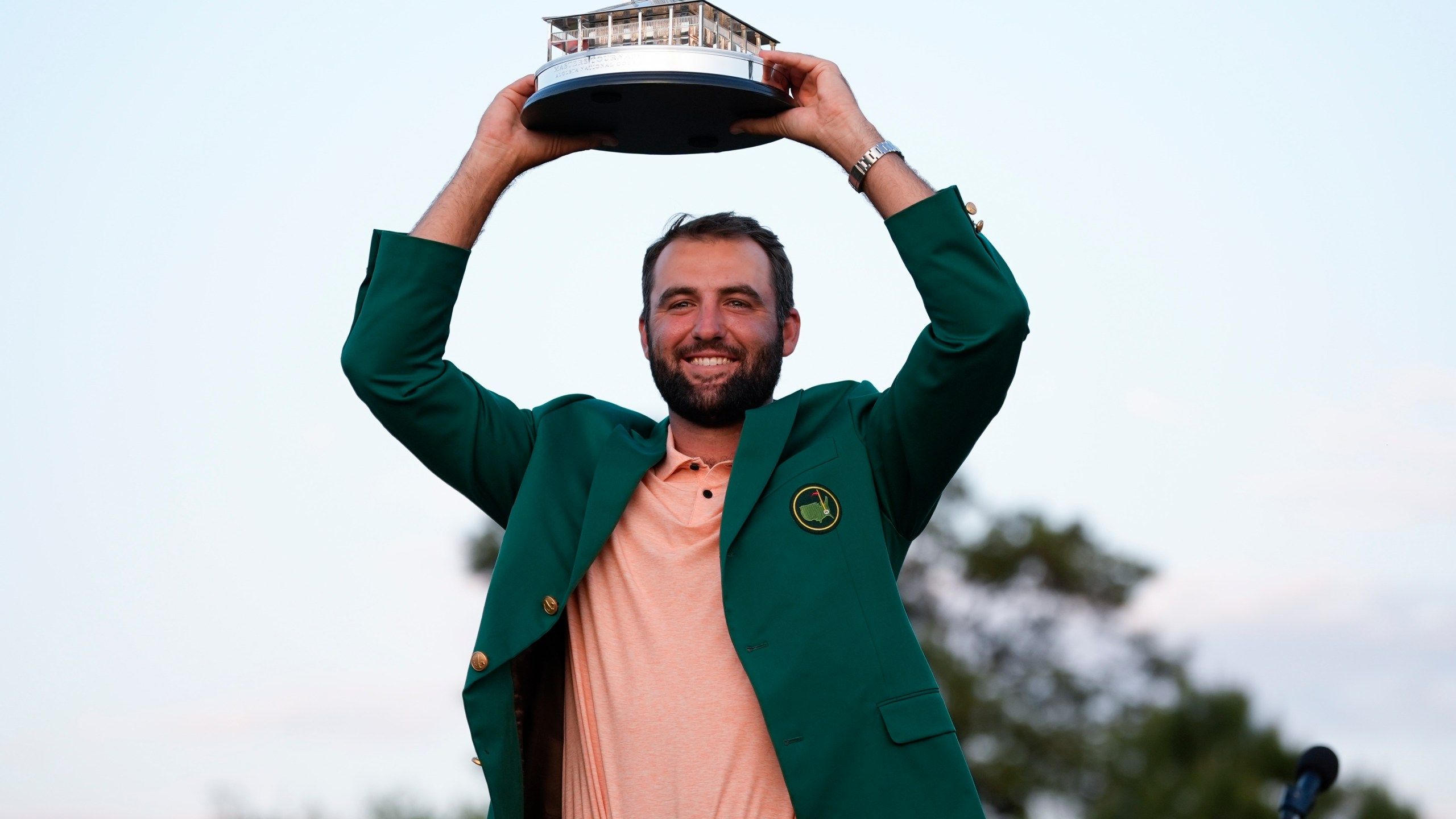 2560x1440 Scottie Scheffler unstoppable and wins another Masters green jacket