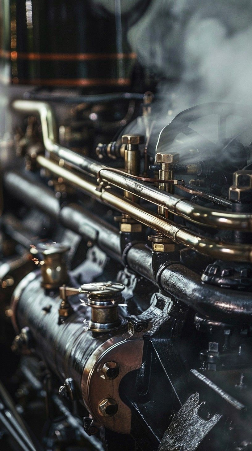 816x1456 Free Antique Steam Machine Image, Steam, Engine