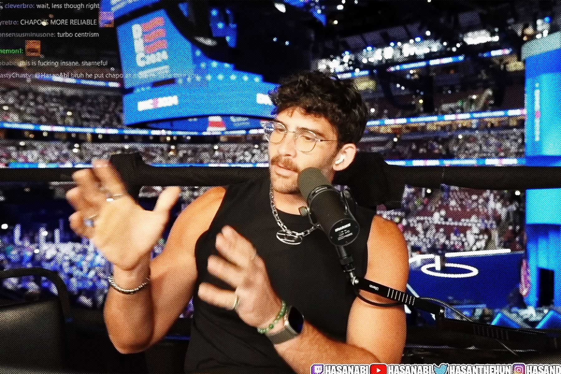 1800x1200 Hasan Piker on DNC Chaos, Creators for Kamala, Obama's Role in Election