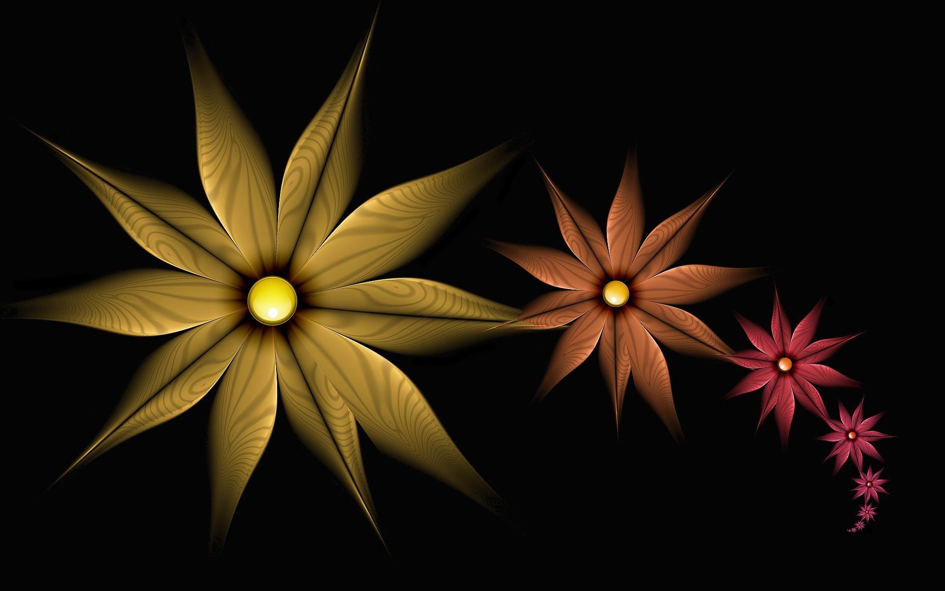 1920x1200 Simple Multicolored Flowers wallpaper