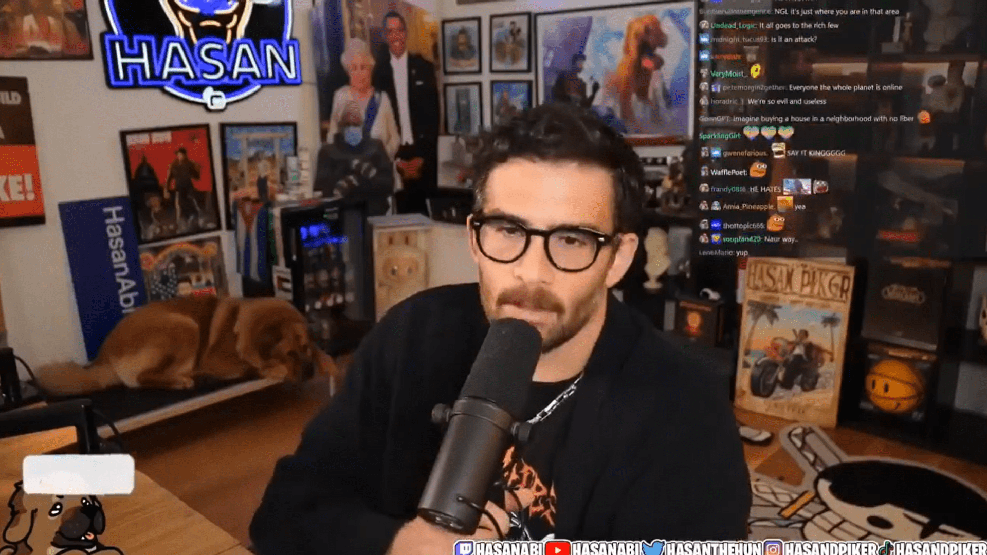 1920x1080 Twitch streamer Hasan Piker sparks controversy with dog shock collar incident during livestream