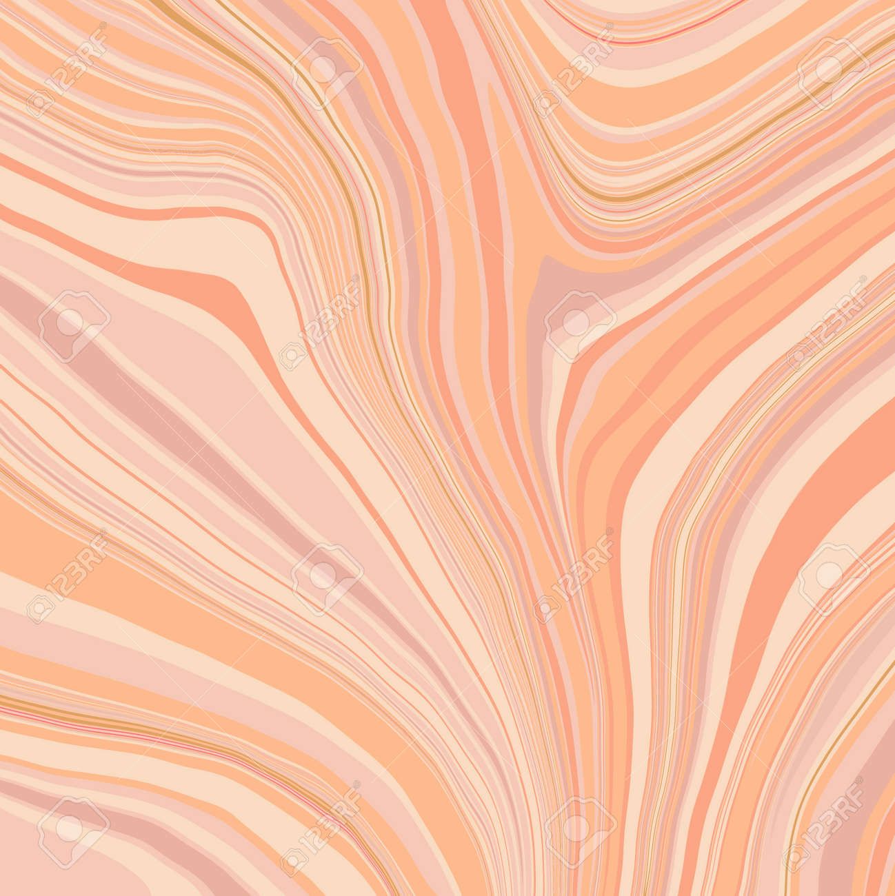 1298x1300 Cute Light Pastel Decorative Fantasy Wavy Background Abstract Colorful Marbled Textured Pattern In Peach, Coral. Pink And Beige Hues Graphic Laconic Minimalistic Design Liquid Swirl And Pouring Effect Abstract Art, Mural Paint
