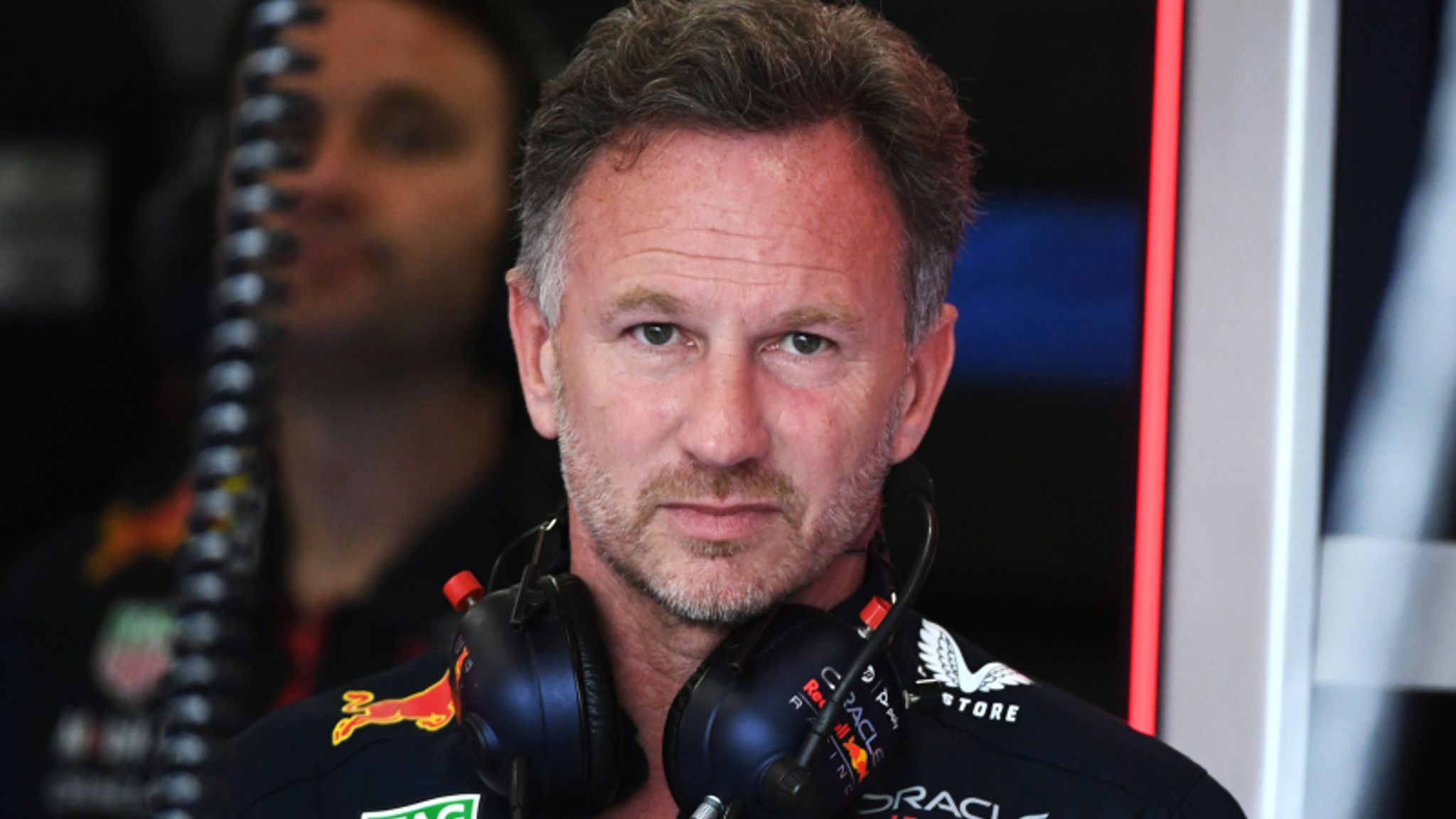 2048x1152 Red Bull team principal Christian Horner at Silverstone as F1 champions run 2024 car for first time