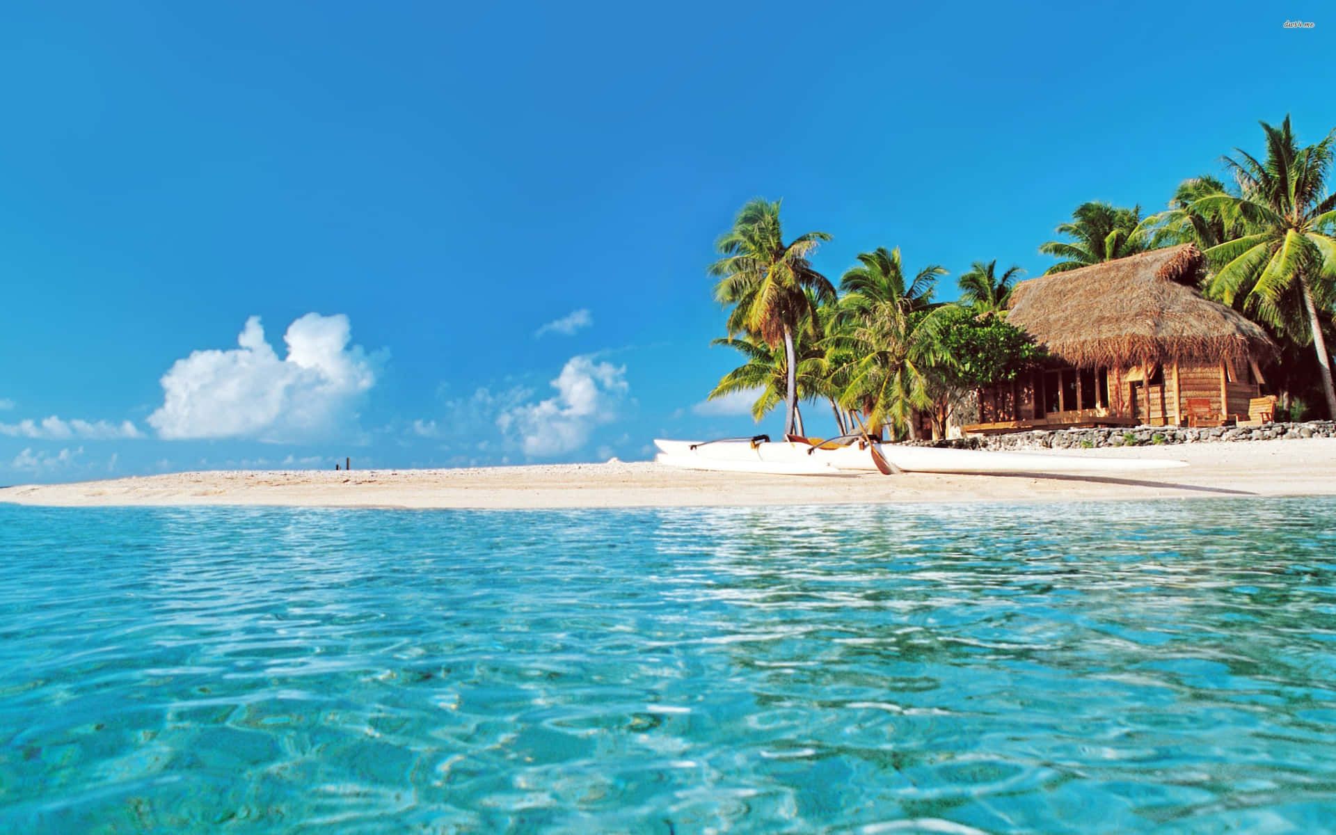 1920x1200 Download Serene Bahamas Beach Paradise Wallpaper