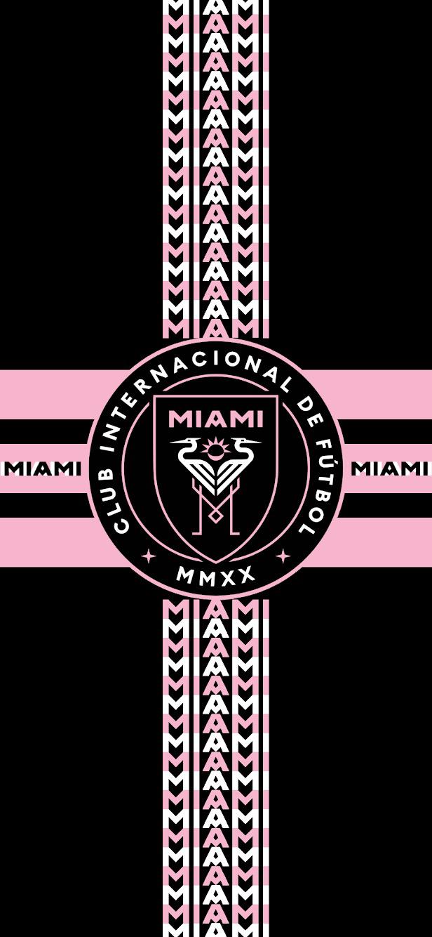 616x1334 Inter Miami Dark Mode Wallpaper