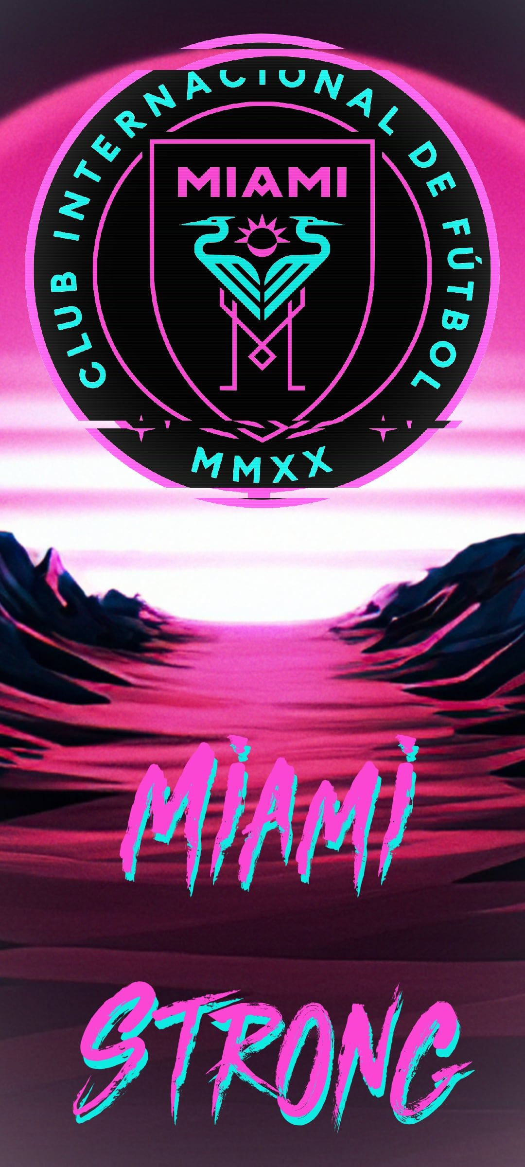 1080x2400 For the fans of this team, here is a phone wallpaper for y'all! I'll make a desktop one in the next week or so. (Vice City Color Scheme)