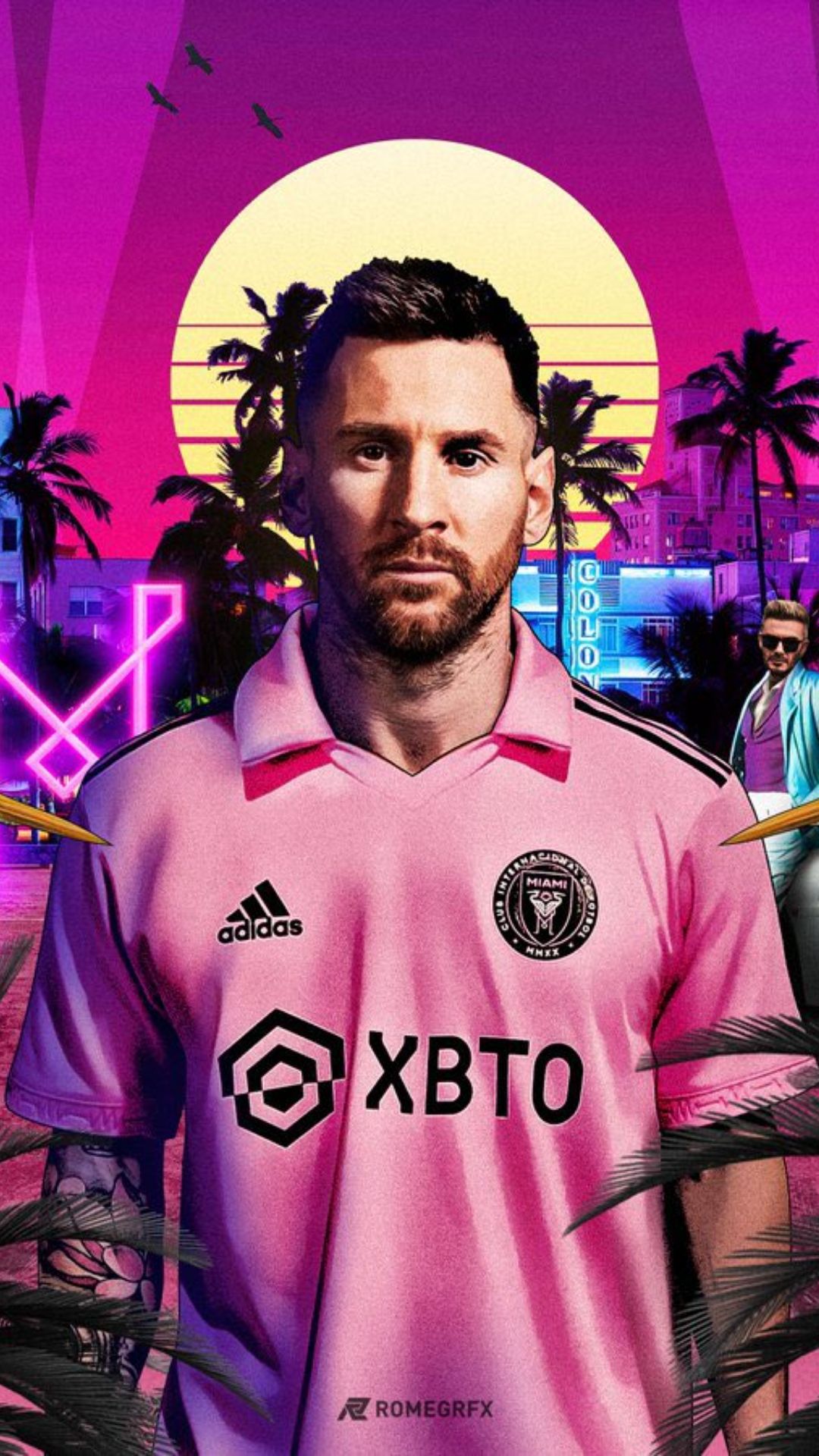 1080x1920 Messi Inter Miami Merchandise Lionel Messi Inter Miami CF Banner Series Bobblehead Tall Limited Edition Collectible Inter Miami Cf