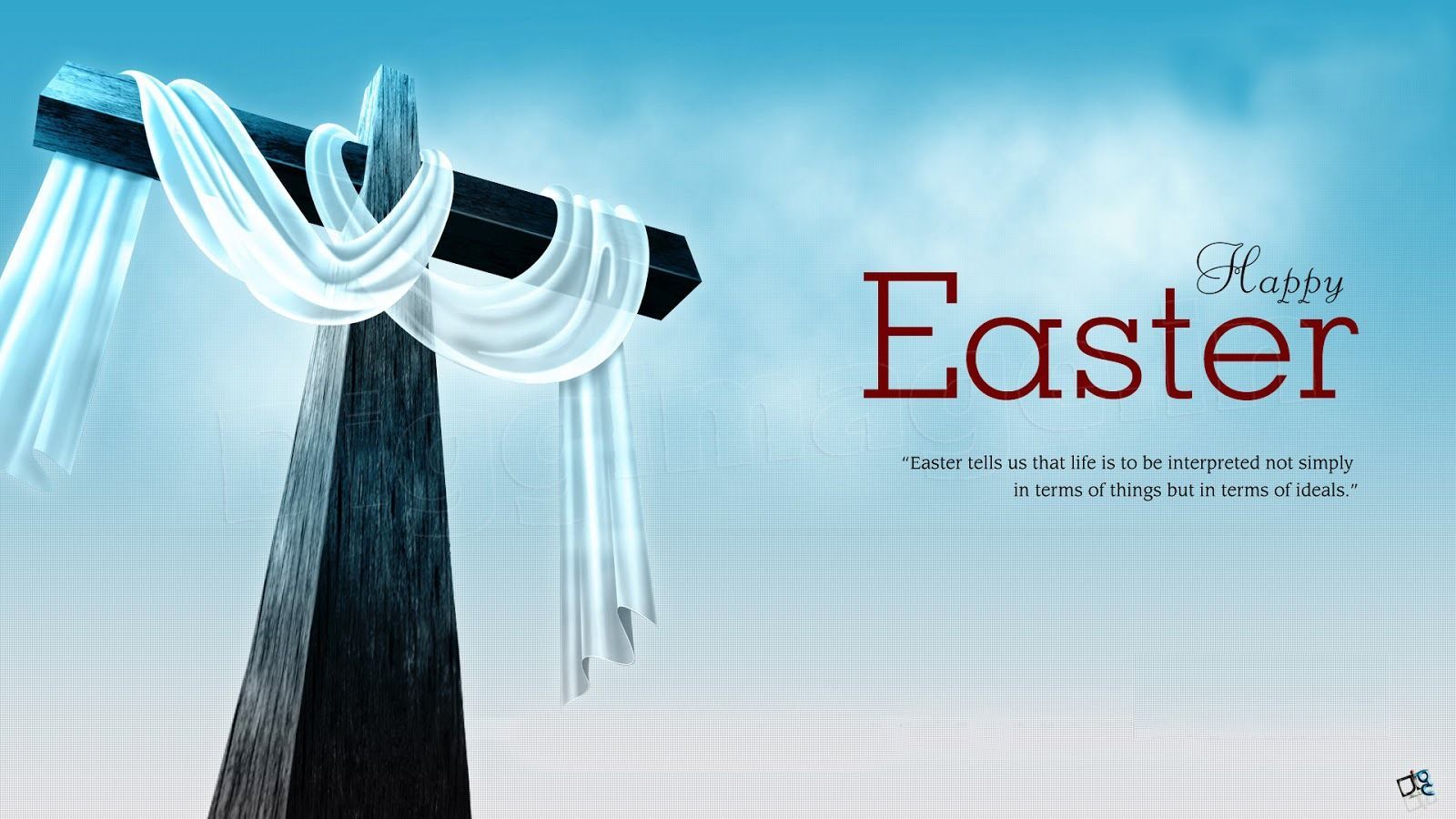 1600x900 Easter Whishes Wallpaper
