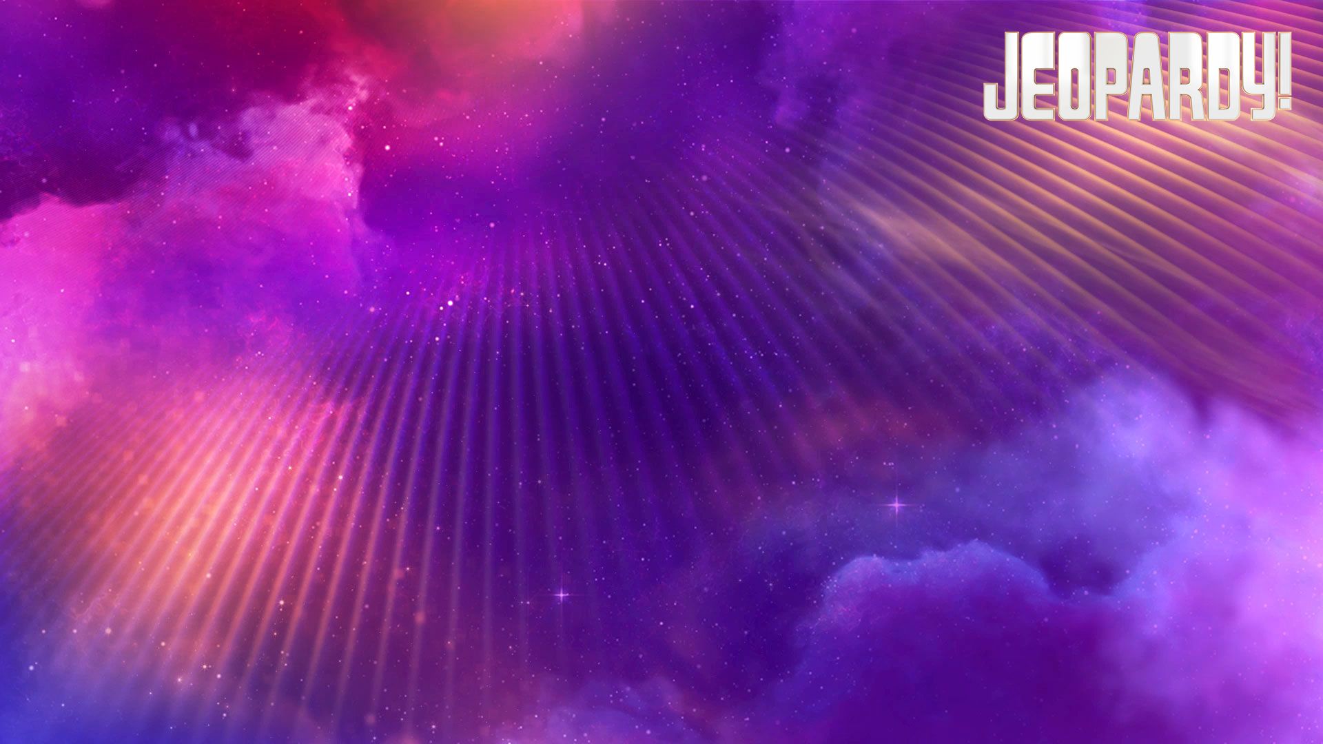 1920x1080 Jeopardy! Video Conference and Zoom Background. J!Buzz