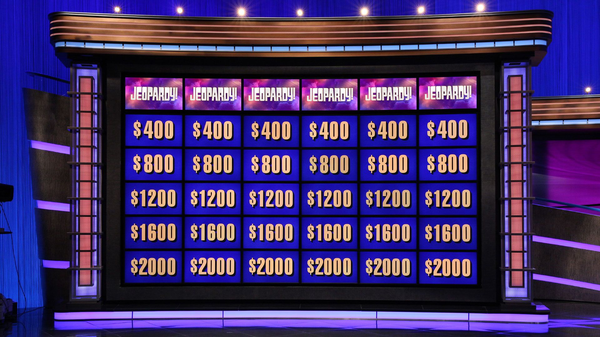 1920x1080 Jeopardy! Video Conference and Zoom Background. J!Buzz