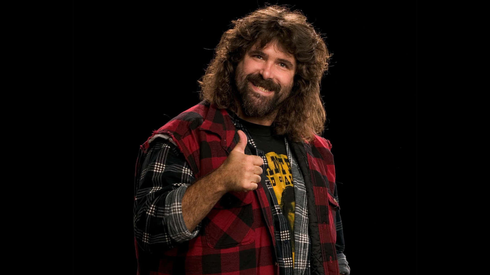 1920x1080 Download American Former Professional Wrestler Mick Foley Medium Angle Portrait Wallpaper