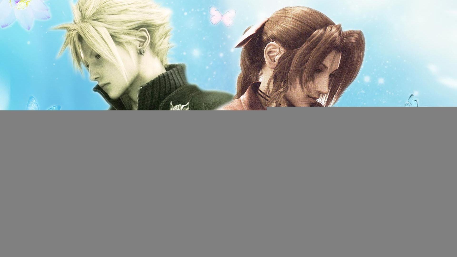 1920x1080 Free download Cloud and Aerith Final Fantasy VII Wallpaper