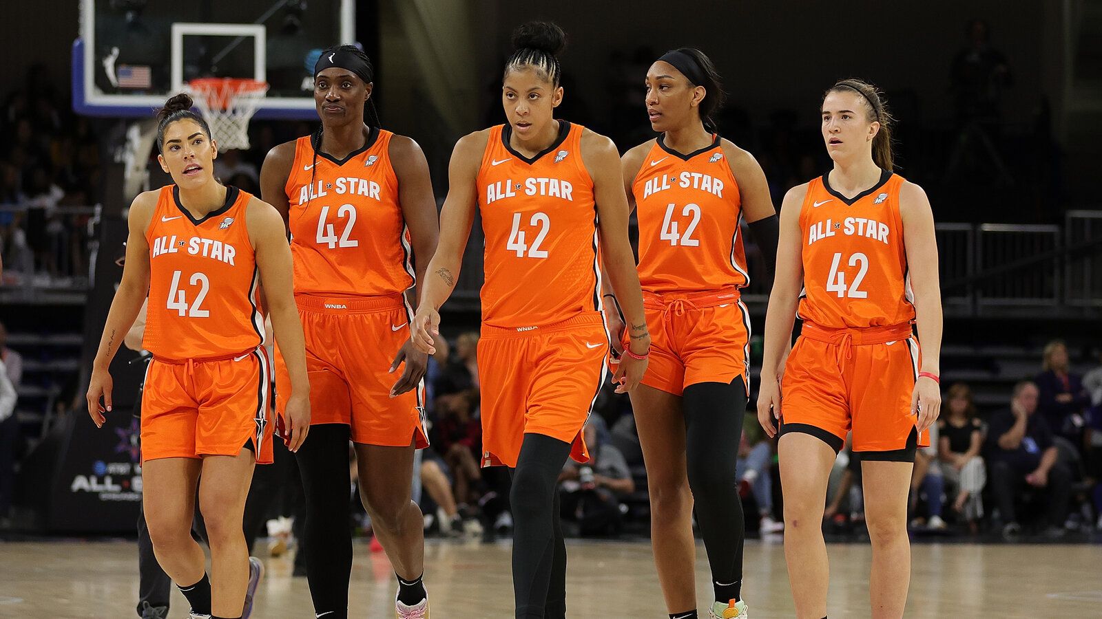 1600x900 Brittney Griner Is Honored By Fellow Players At W.N.B.A. All Star Game