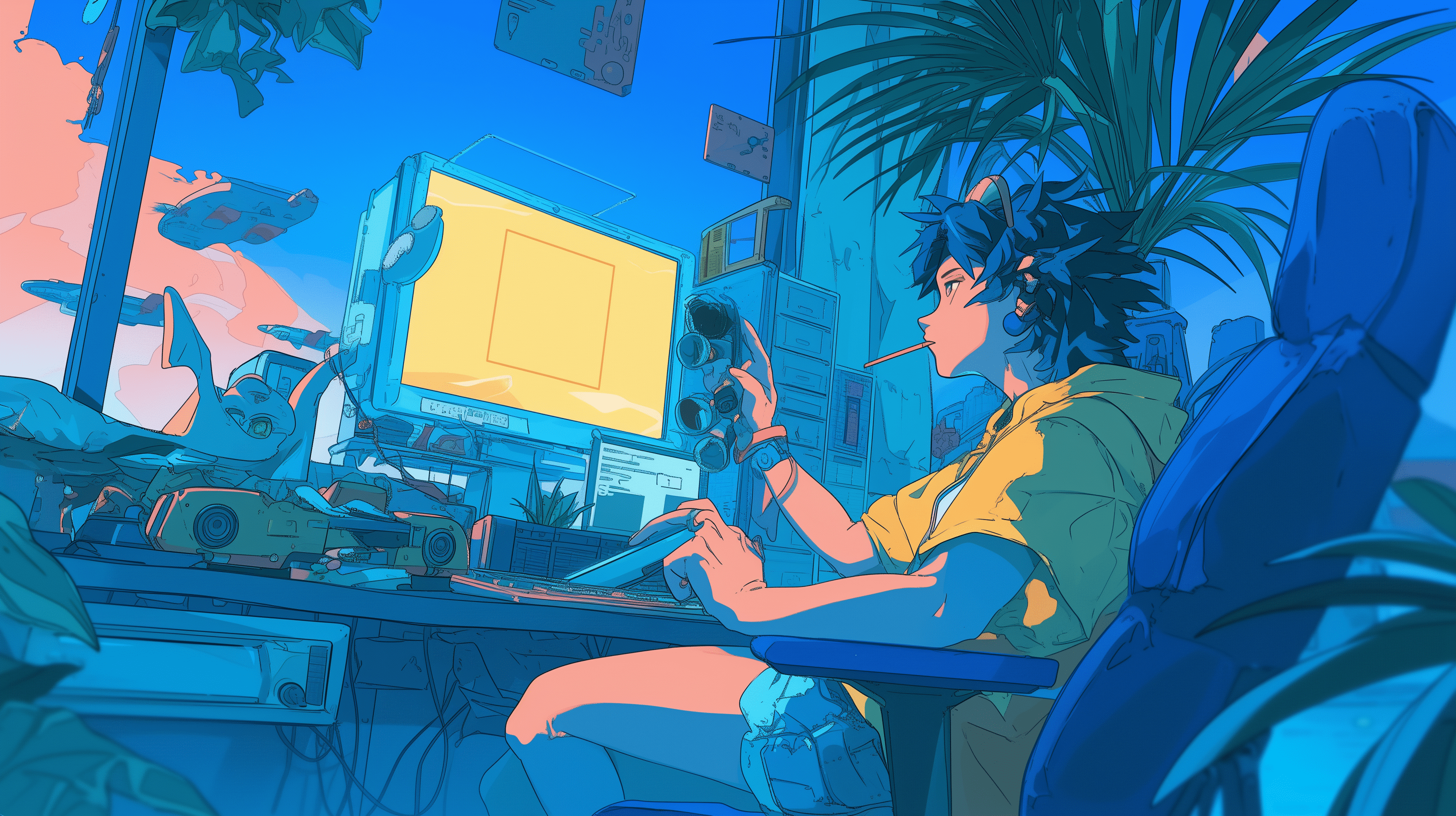 Anime Coder Wallpapers - Top Free Anime Coder Backgrounds - WallpaperAccess