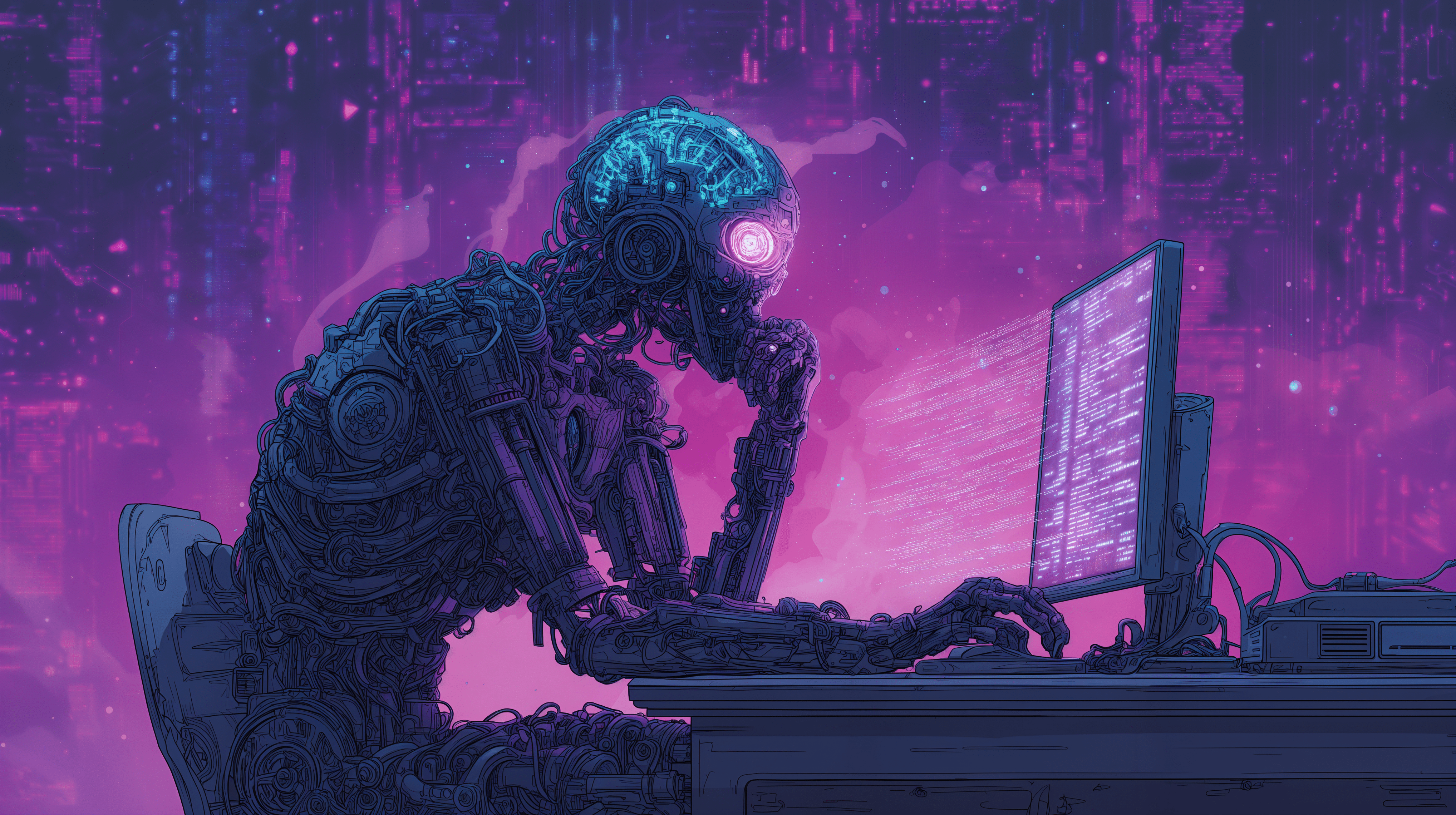 4072x2280 Neon Neural Coder