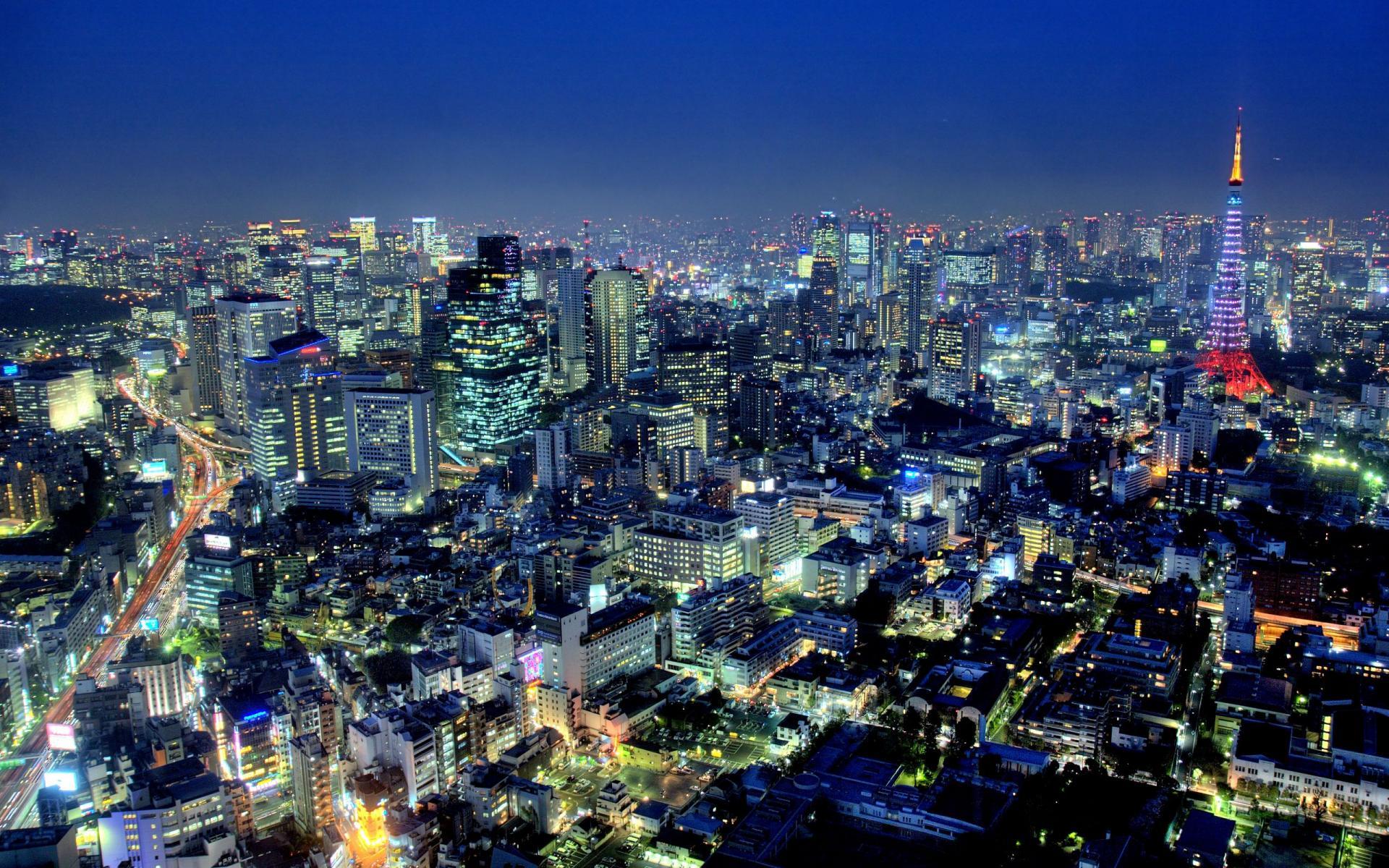 1920x1200 Hình nền hàng ngày: Tokyo, Nhật Bản.  Tôi thích lãng phí thời gian của mình