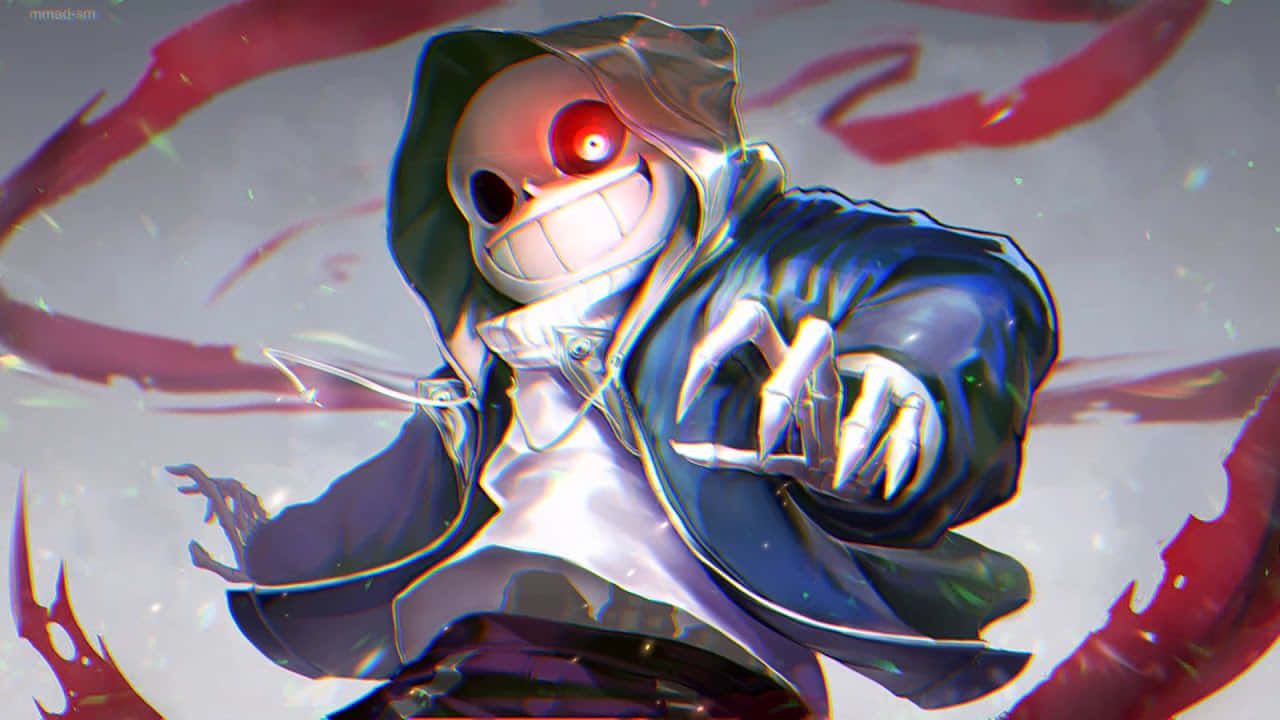 1280x720 Download A Character With A Red Face And A Red Hood Wallpaper