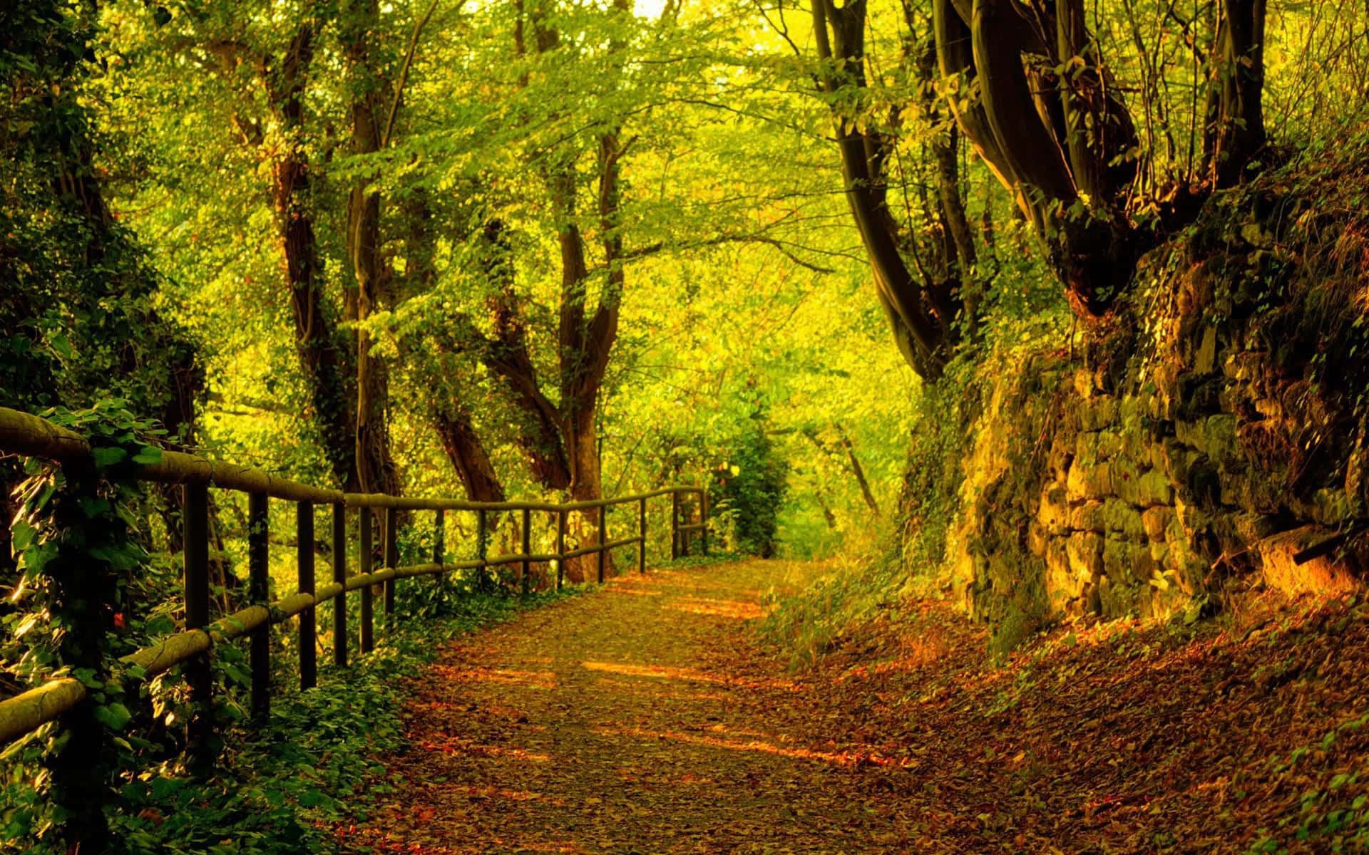 1920x1200 Download English Forest Countryside In Autumn Wallpaper