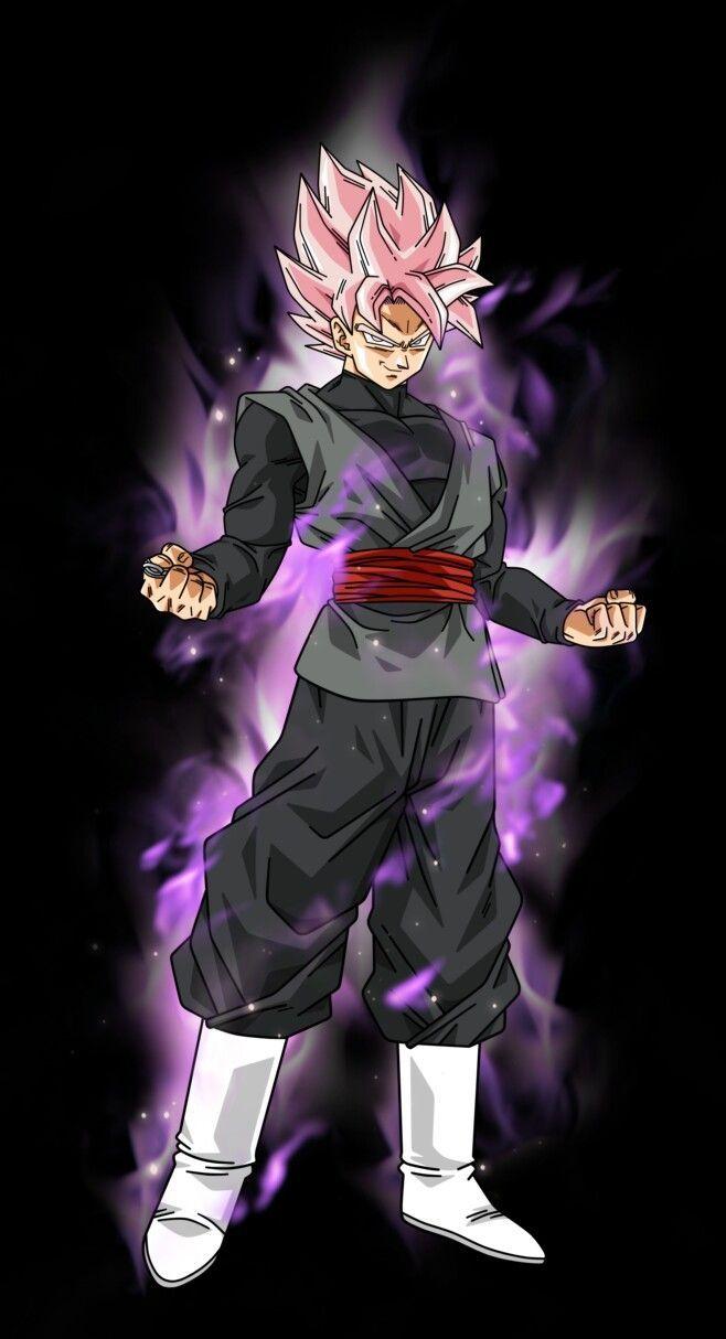 658x1214 Super Saiyan Rośe Goku Black. Dragon ball super