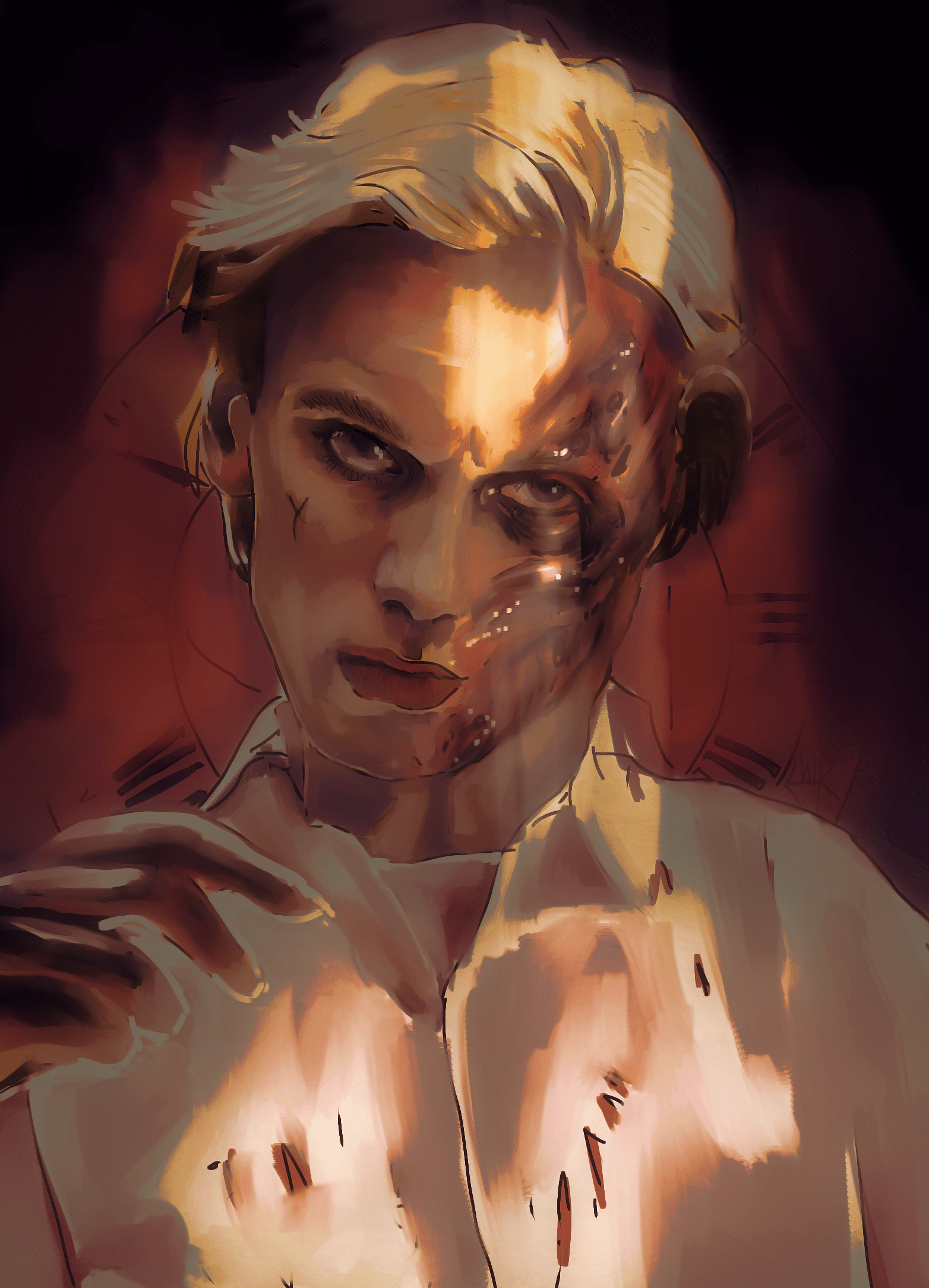 1564x2169 The Picture of Henry Creel, a digital painting