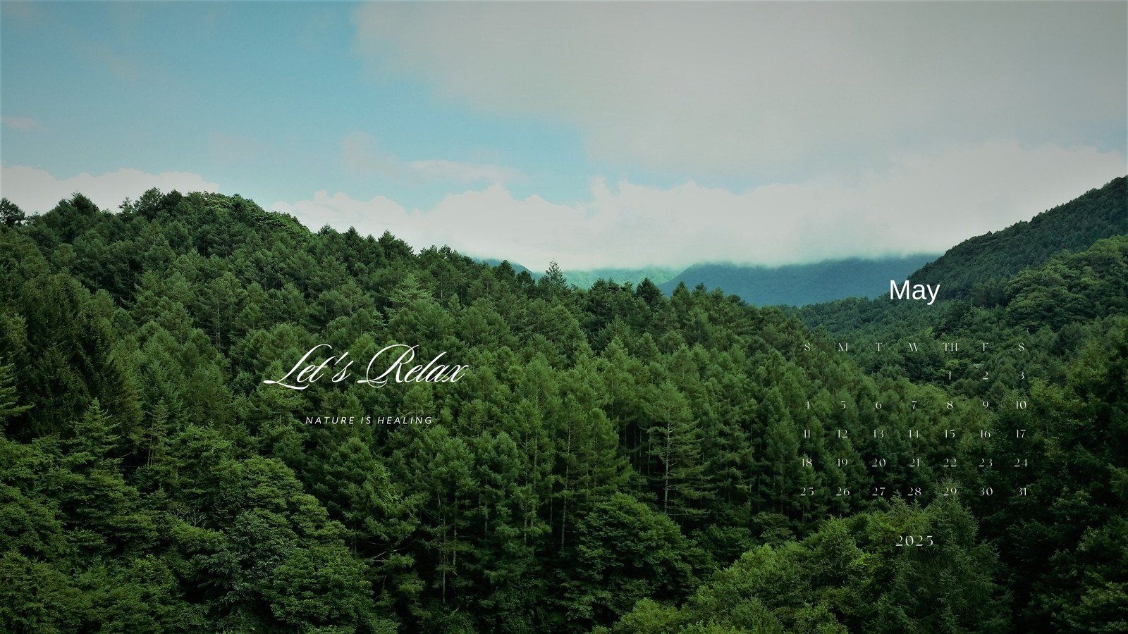 1600x900 Free and customizable forest wallpaper templates