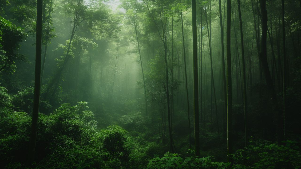 1280x720 Forest Wallpaper 4K, Tranquil