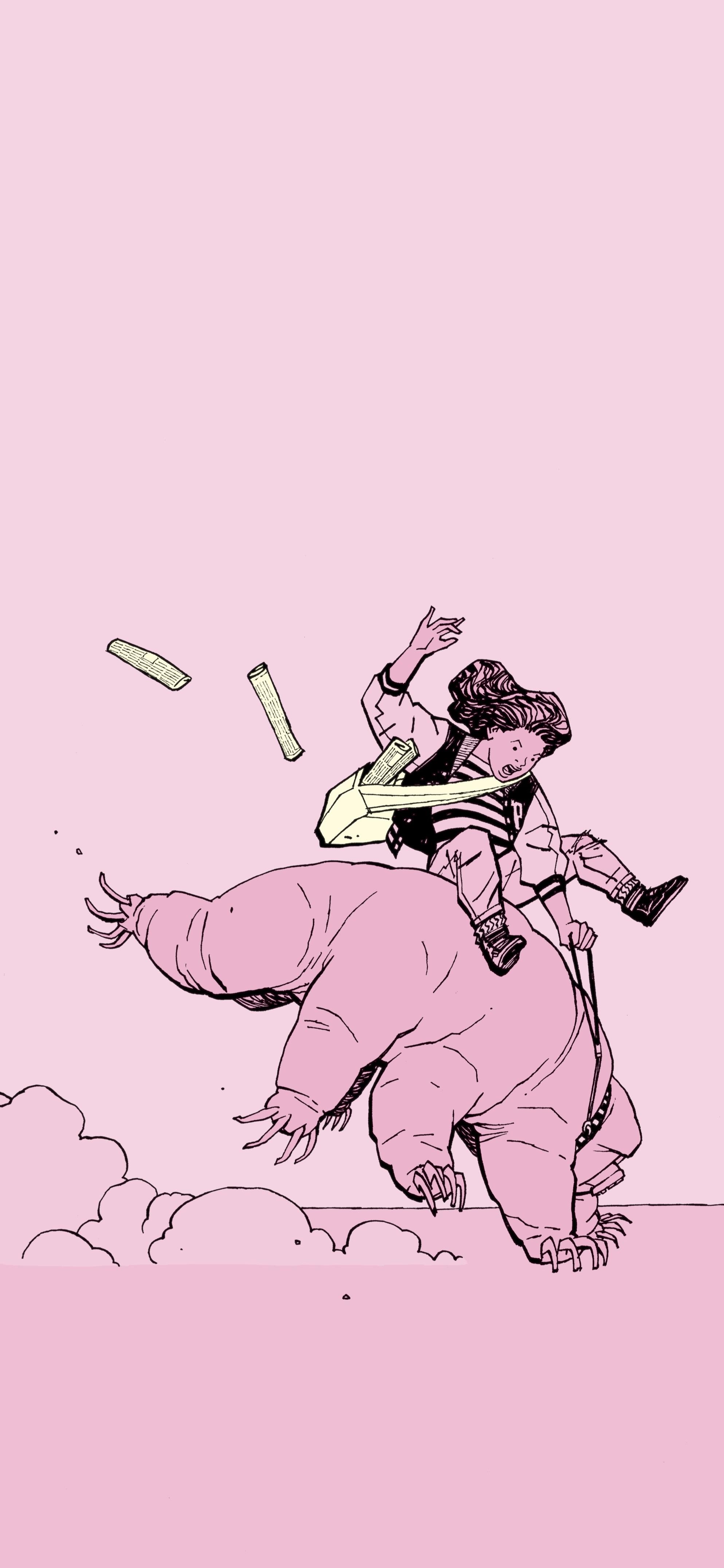 1987x4304 I finished Paper Girls, and I want to share the mobile wallpaper I use