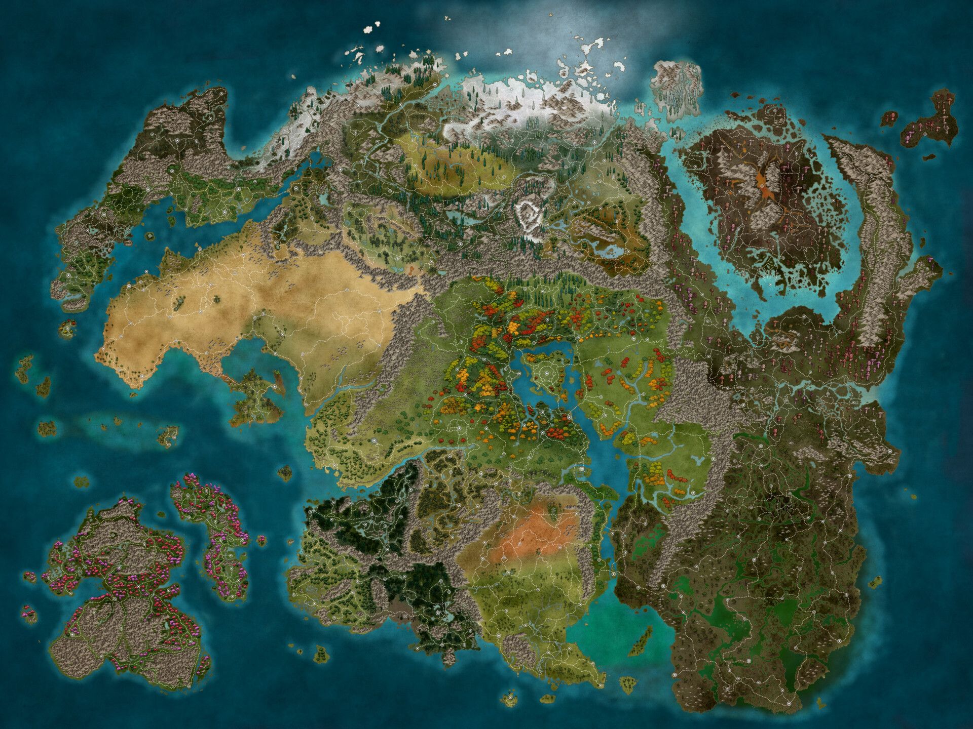 1920x1440 Tamriel Map