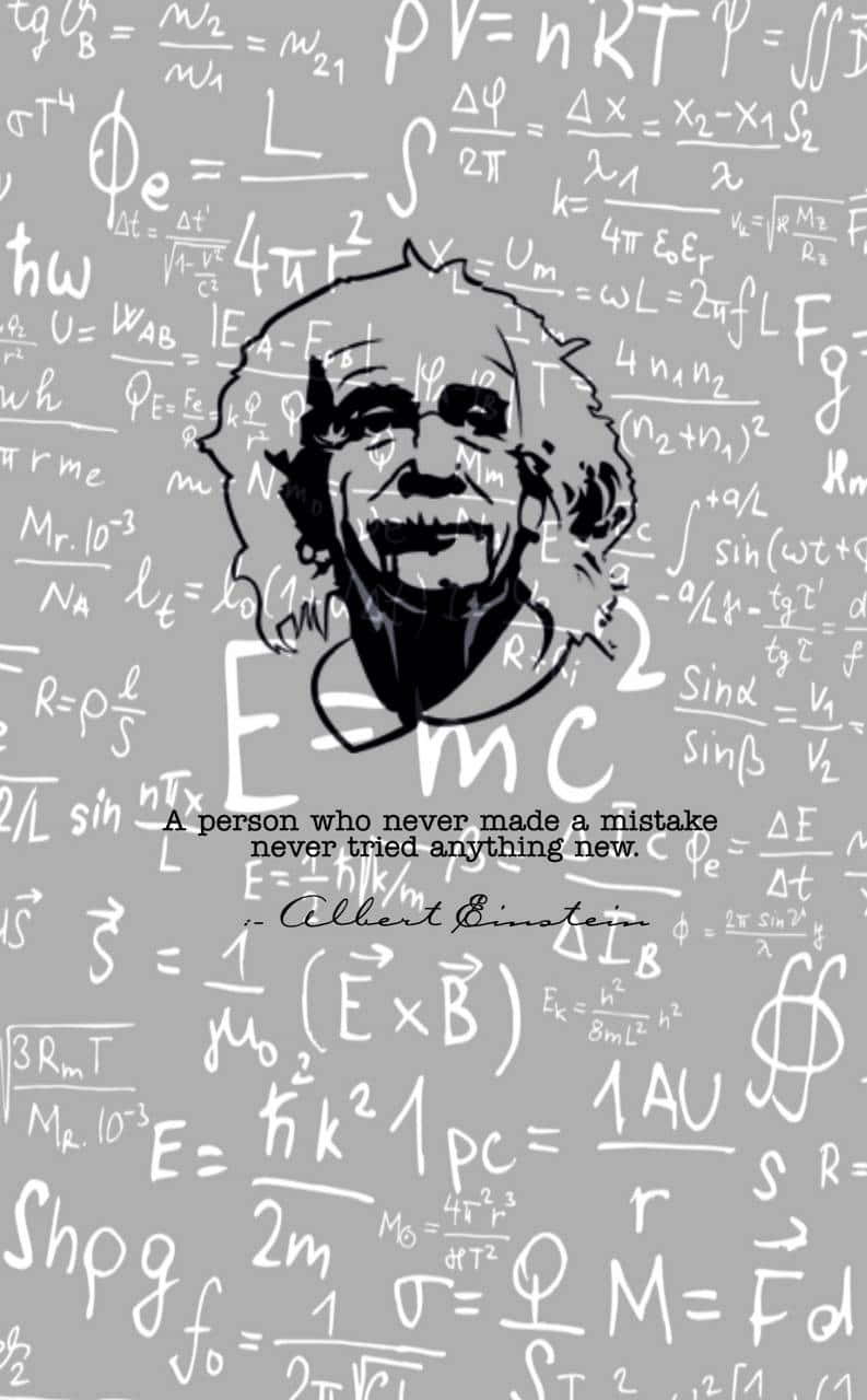 793x1280 Download Einstein Quote Physics Background Wallpaper