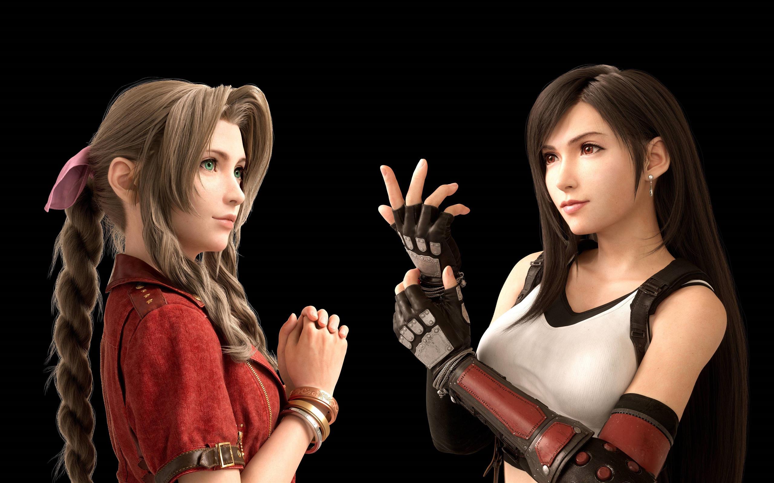 2560x1600 aerith tifa final fantasy vii remake 2019 8k iMac Wallpaper