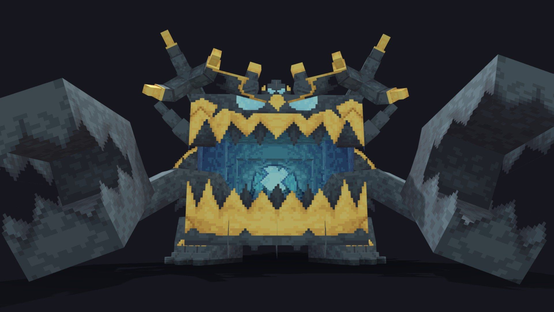 1920x1080 Guzzlord (Cobblemon) model by heaveninvoid_ [a6d8e48]