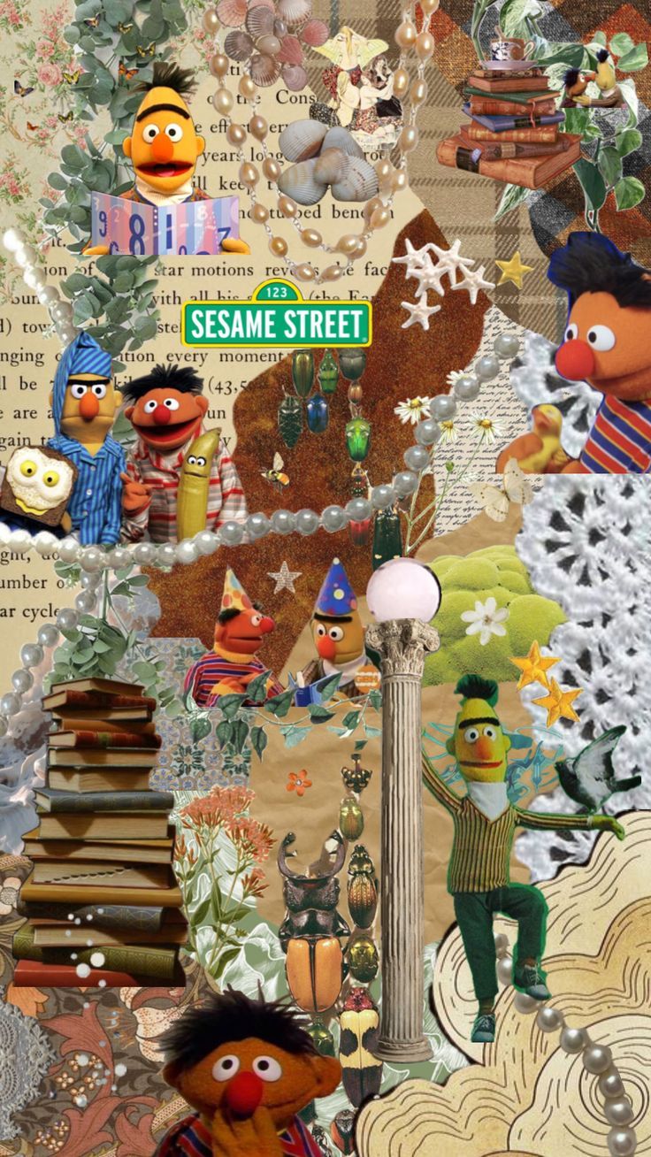 736x1308 aesthetic #sesamestreet #bert #ernie #bertandernie