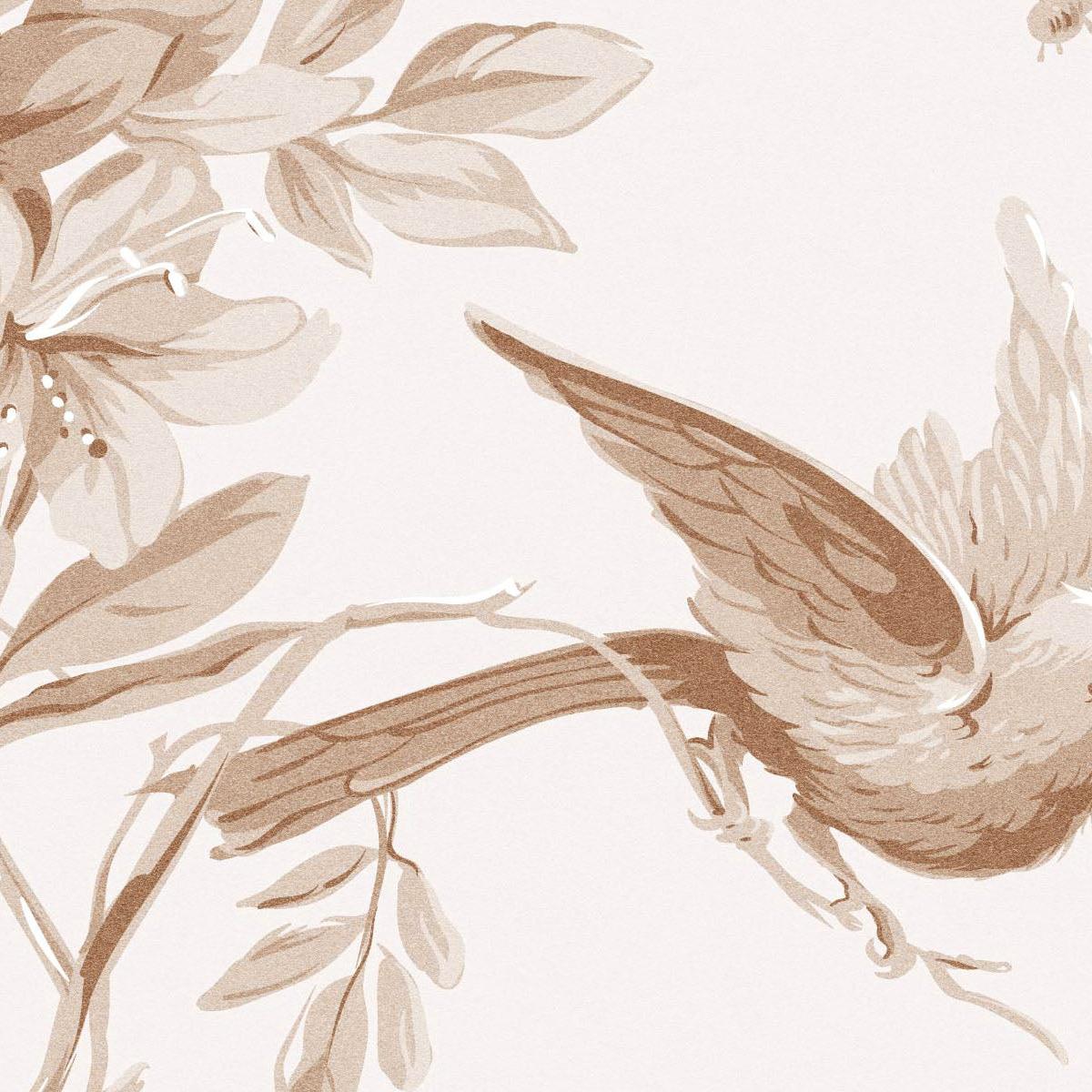 1200x1200 Pemberly Drawn Bird Wallpaper